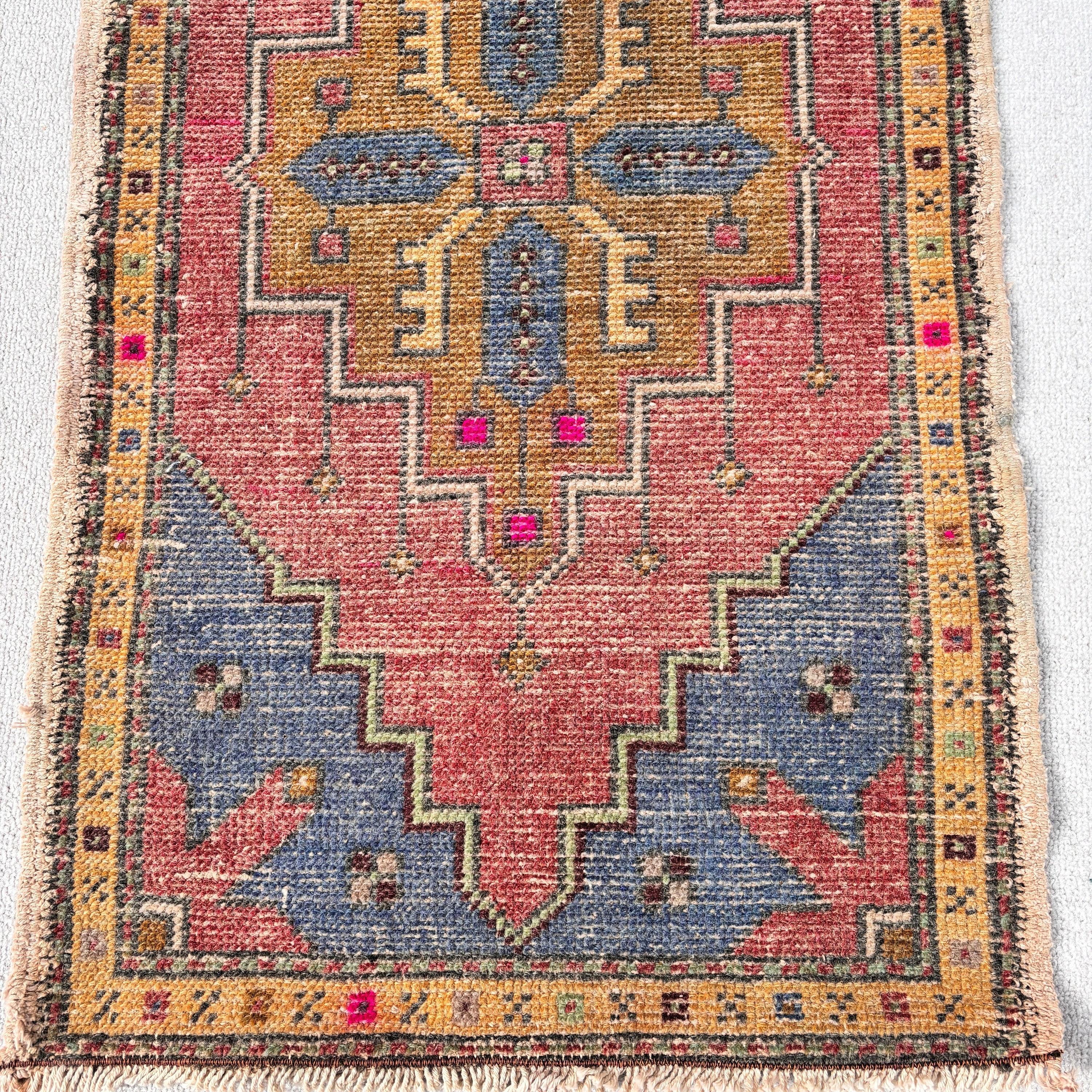 Bedroom Rug, Rugs for Nursery, Red Oriental Rugs, Floor Rugs, Vintage Rugs, Bath Rug, Turkish Rugs, Moroccan Rug, 1.8x3.2 ft Small Rugs