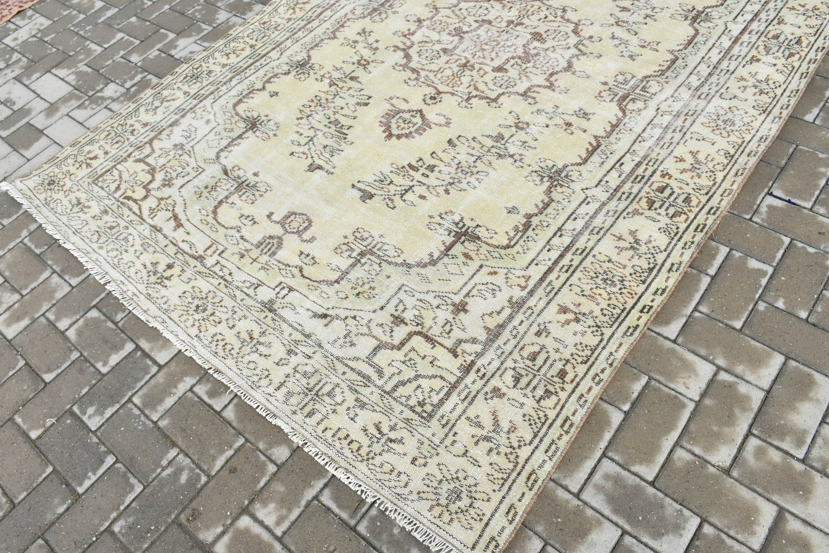 Özel Halı, Ev Dekorasyonu Halısı, 5.9x8.8 ft Büyük Halı, Yer Halıları, Vintage Halılar, Oturma Odası Halıları, Yeşil Mutfak Halıları, Türk Halısı, Salon Halısı