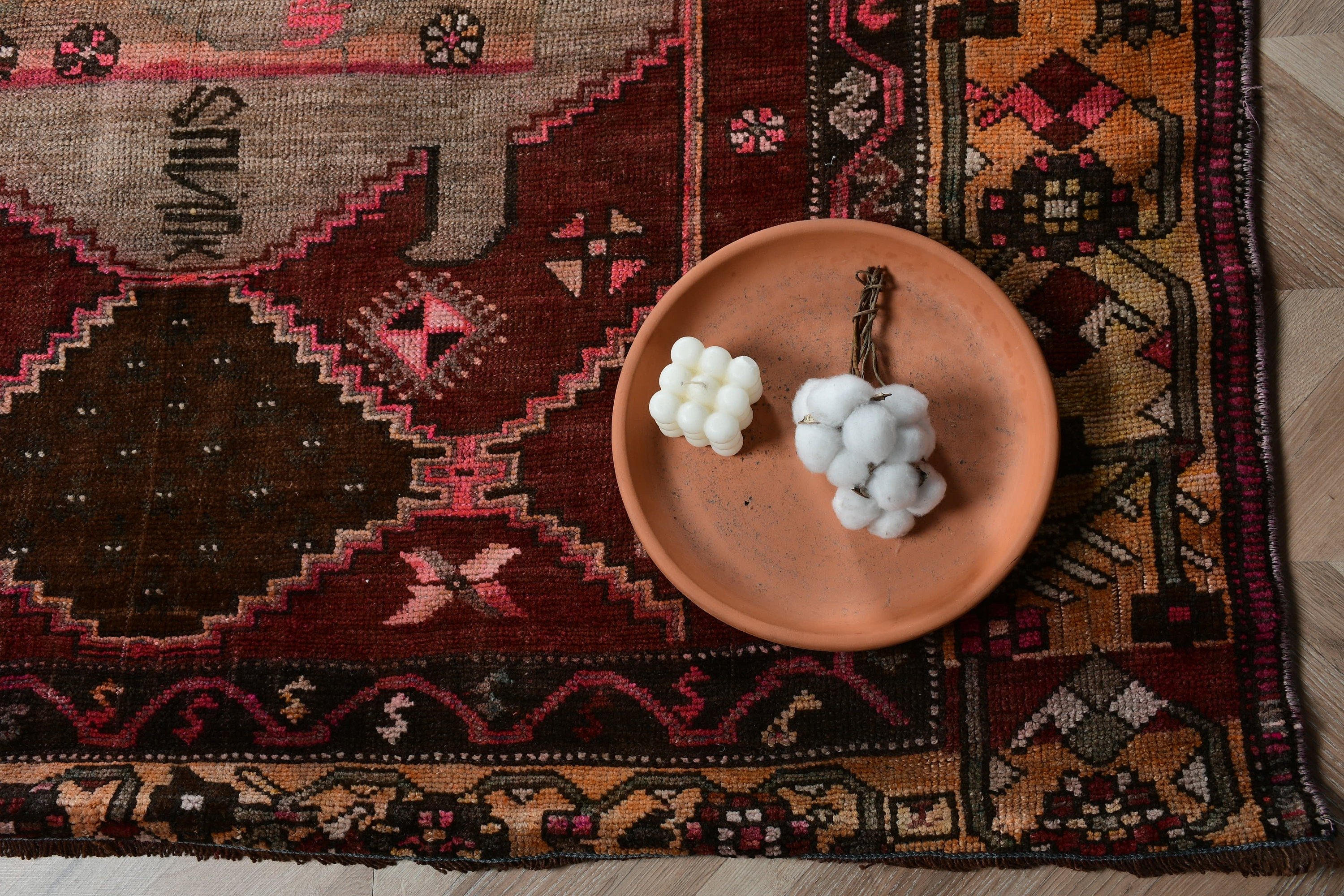 Hand Woven Rug, Salon Rugs, Red Kitchen Rugs, Moroccan Rug, 5.2x12 ft Large Rug, Turkish Rug, Floor Rugs, Dining Room Rug, Vintage Rugs