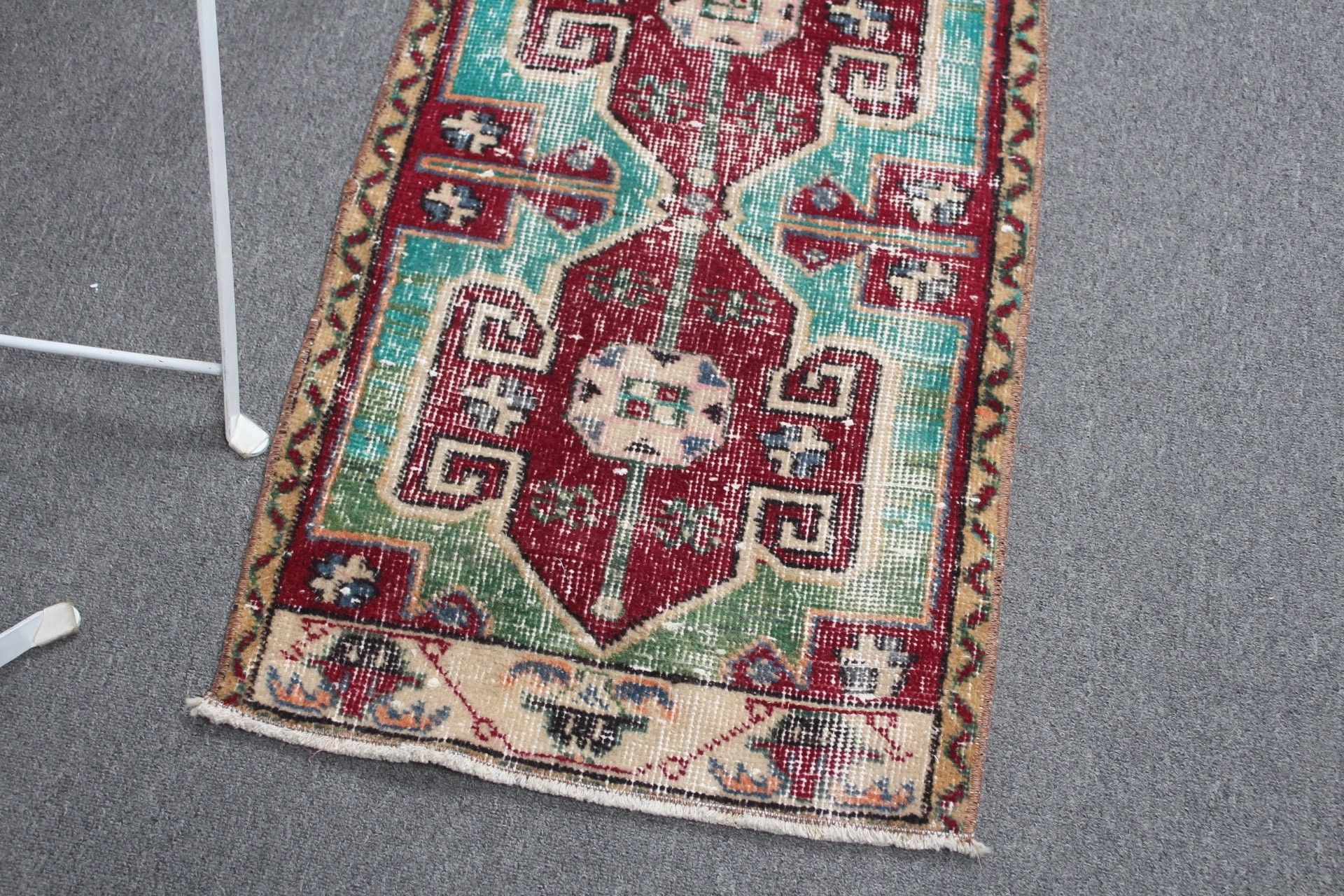 Car Mat Rug, Moroccan Rugs, 1.5x2.9 ft Small Rug, Antique Rugs, Rugs for Car Mat, Pastel Rug, Red Kitchen Rug, Vintage Rugs, Turkish Rug