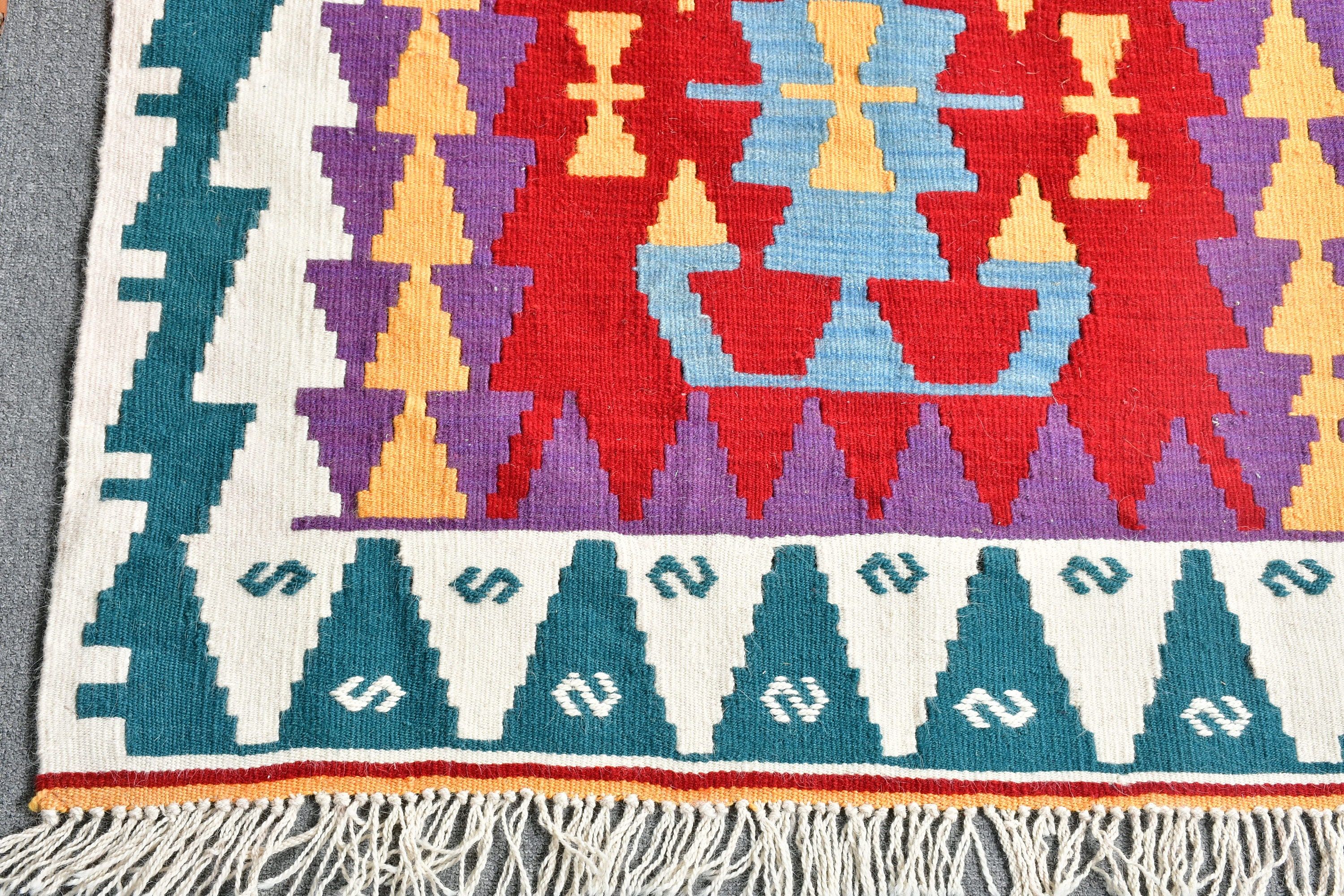 Oryantal Halı, 3.3x6.1 ft Aksan Halı, Eski Halı, Beyaz Antika Halı, Vintage Halı, Kilim, Çocuk Halıları, Türk Halısı, Yer Halısı, Yatak Odası Halıları