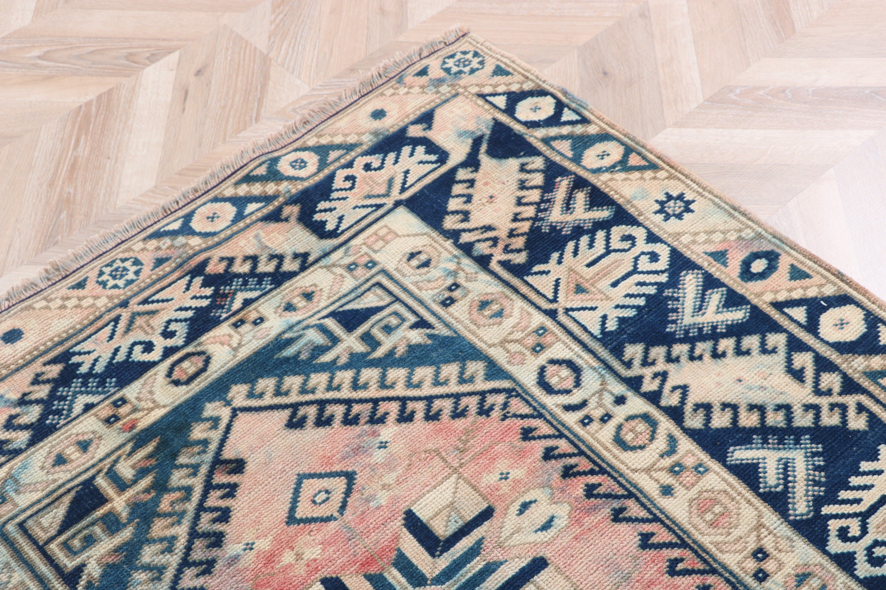 Living Room Rugs, Turkish Rug, Aztec Rug, Vintage Rugs, Home Decor Rugs, Blue Cool Rugs, 4.2x6.4 ft Area Rugs, Vintage Area Rug, Boho Rugs