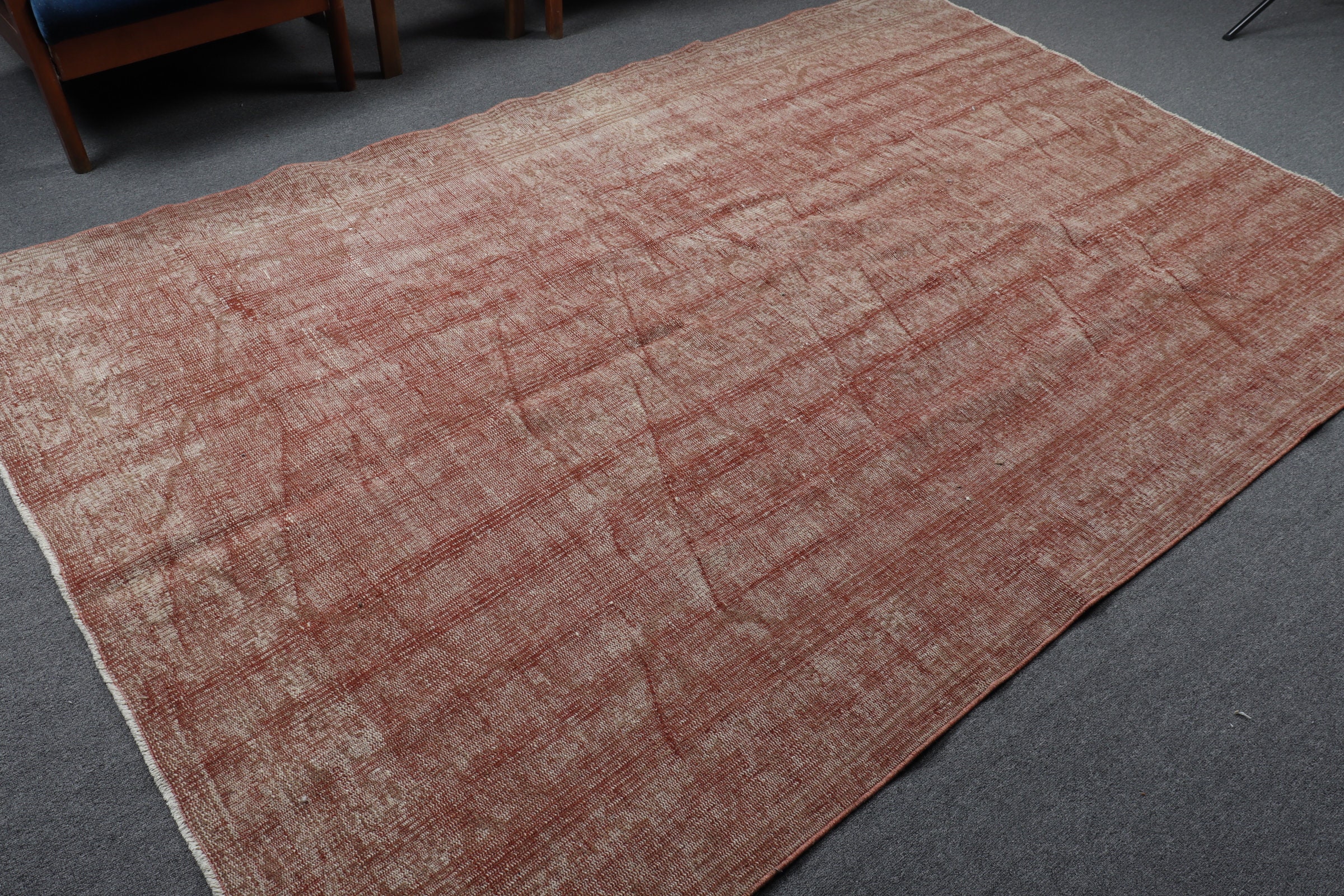 Nomadic Rug, Antique Rug, Salon Rug, 5.8x8.9 ft Large Rugs, Turkish Rugs, Vintage Rug, Brown Anatolian Rugs, Living Room Rug, Cool Rug