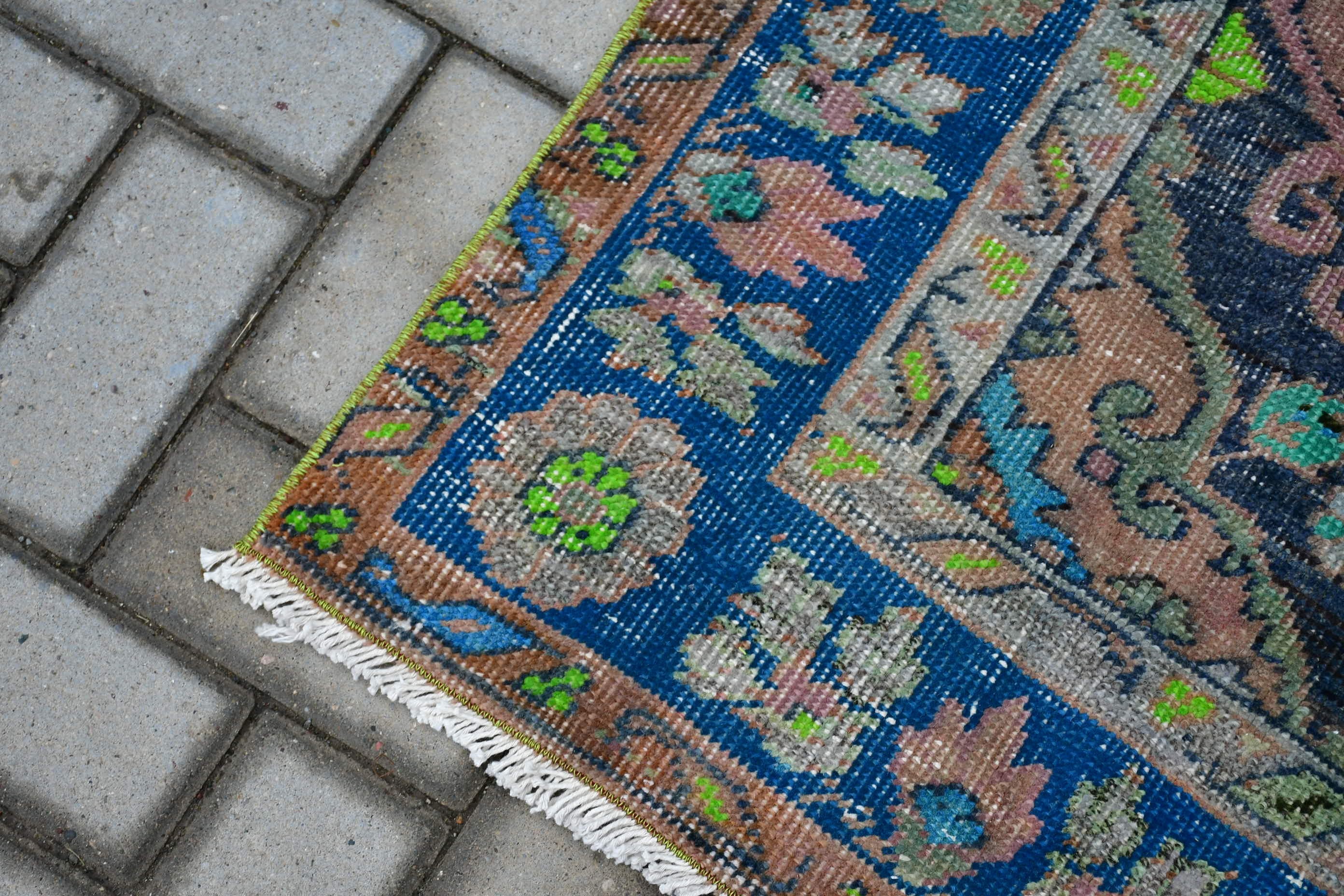 Ev Dekor Halısı, Vintage Halı, 4.5x12.9 ft Runner Halıları, Turuncu Oryantal Halı, Yer Halısı, Mutfak Halısı, Tasarımcı Halıları, Koridor Halısı, Türk Halıları