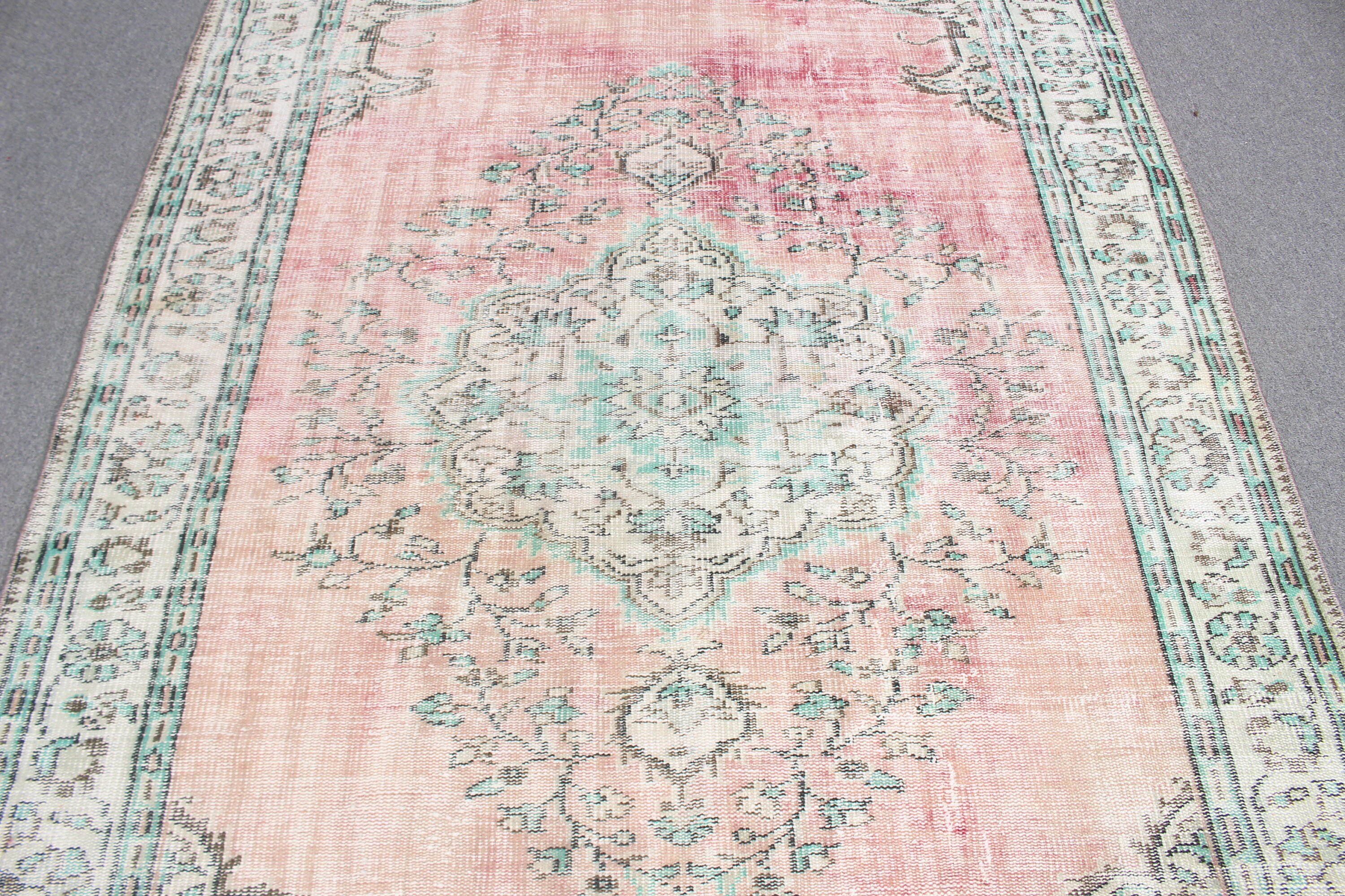 El Dokuma Halılar, 5.3x8.5 ft Büyük Halı, Türk Halısı, Lüks Halılar, Salon Halısı, Geleneksel Halılar, Yatak Odası Halısı, Vintage Halı, Bej Anadolu Halıları