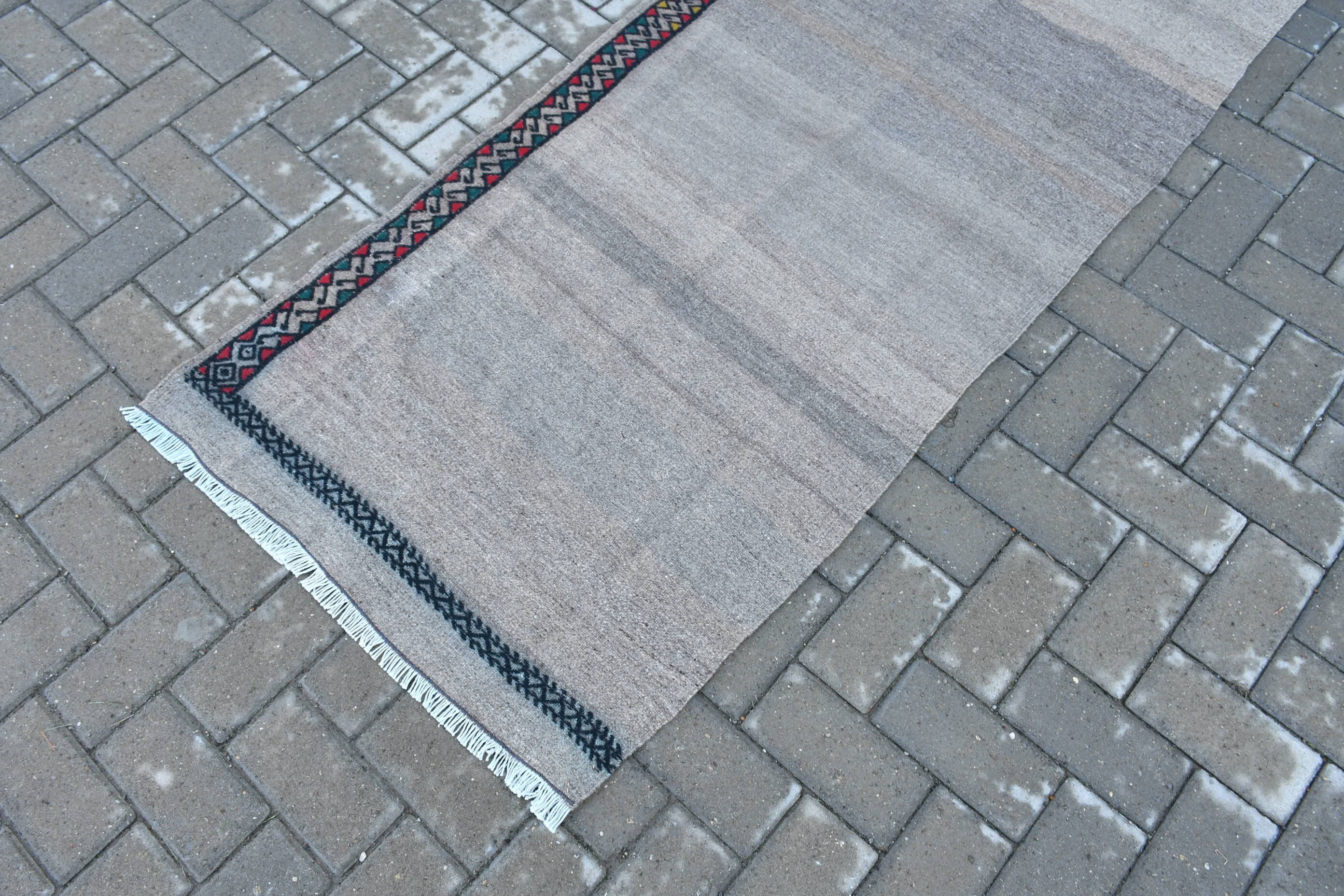 Oushak Halı, Koridor Halıları, Kahverengi Yatak Odası Halısı, Vintage Halı, Kilim, Türk Halısı, Mutfak Halısı, 2.6x7.6 ft Runner Halısı, Anadolu Halısı