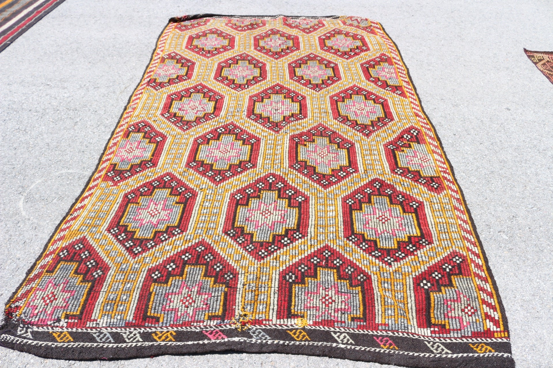 Pastel Halılar, 5.6x9.7 ft Büyük Halılar, Yün Halılar, Oturma Odası Halısı, Antika Halı, Kilim, Vintage Halılar, Kırmızı Antika Halı, Yatak Odası Halısı, Türk Halısı