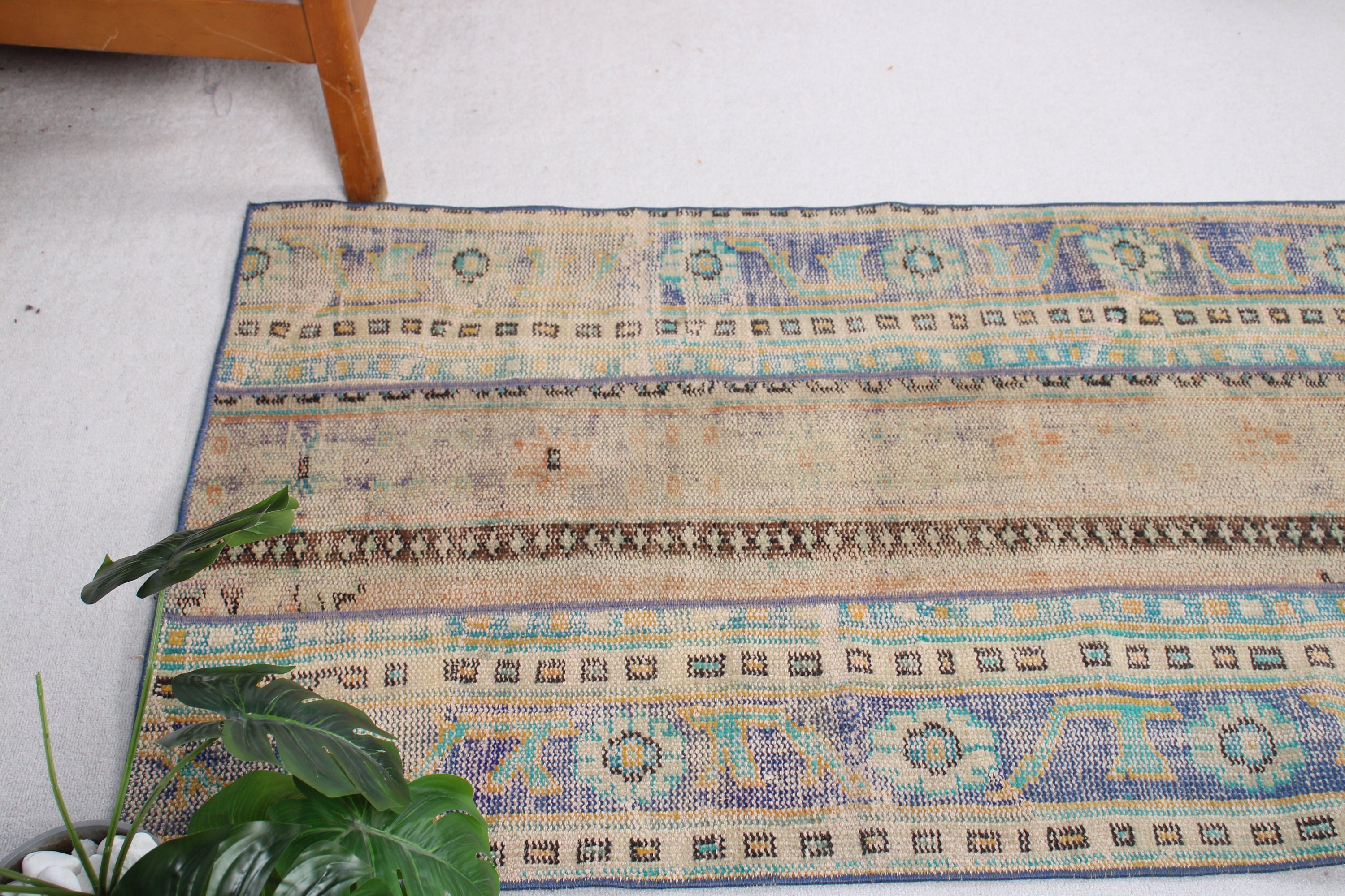 Kabile Halıları, Yatak Odası Halısı, Vintage Halılar, Bej Fas Halısı, Antika Halılar, 2,9x5,5 ft Accent Halı, Boho Accent Halı, Türk Halıları, Modern Halı