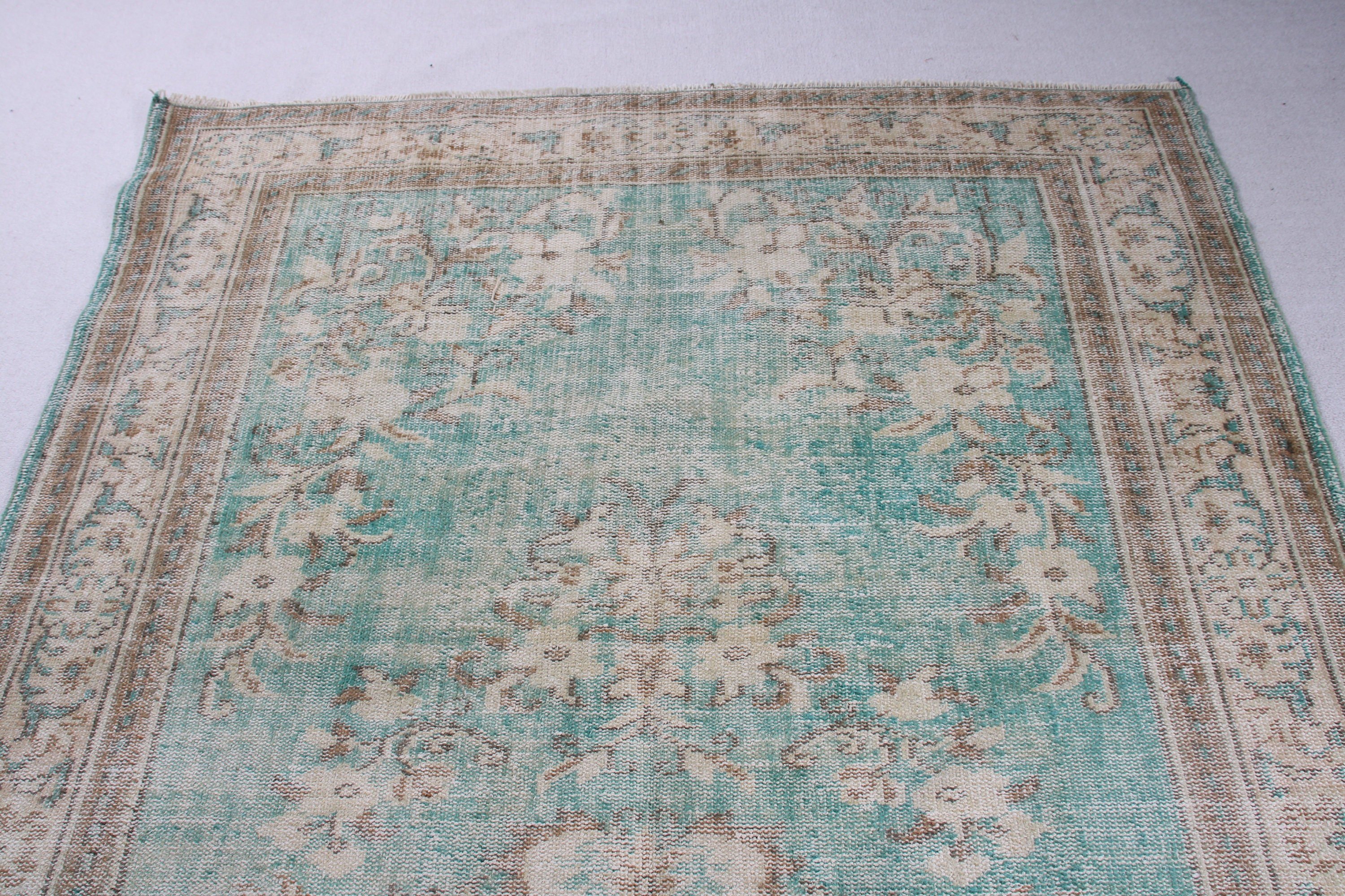 Turkish Rugs, Large Vintage Rugs, Boho Rug, 5.8x9.3 ft Large Rugs, Vintage Rug, Beige Kitchen Rugs, Kitchen Rugs, Living Room Rug