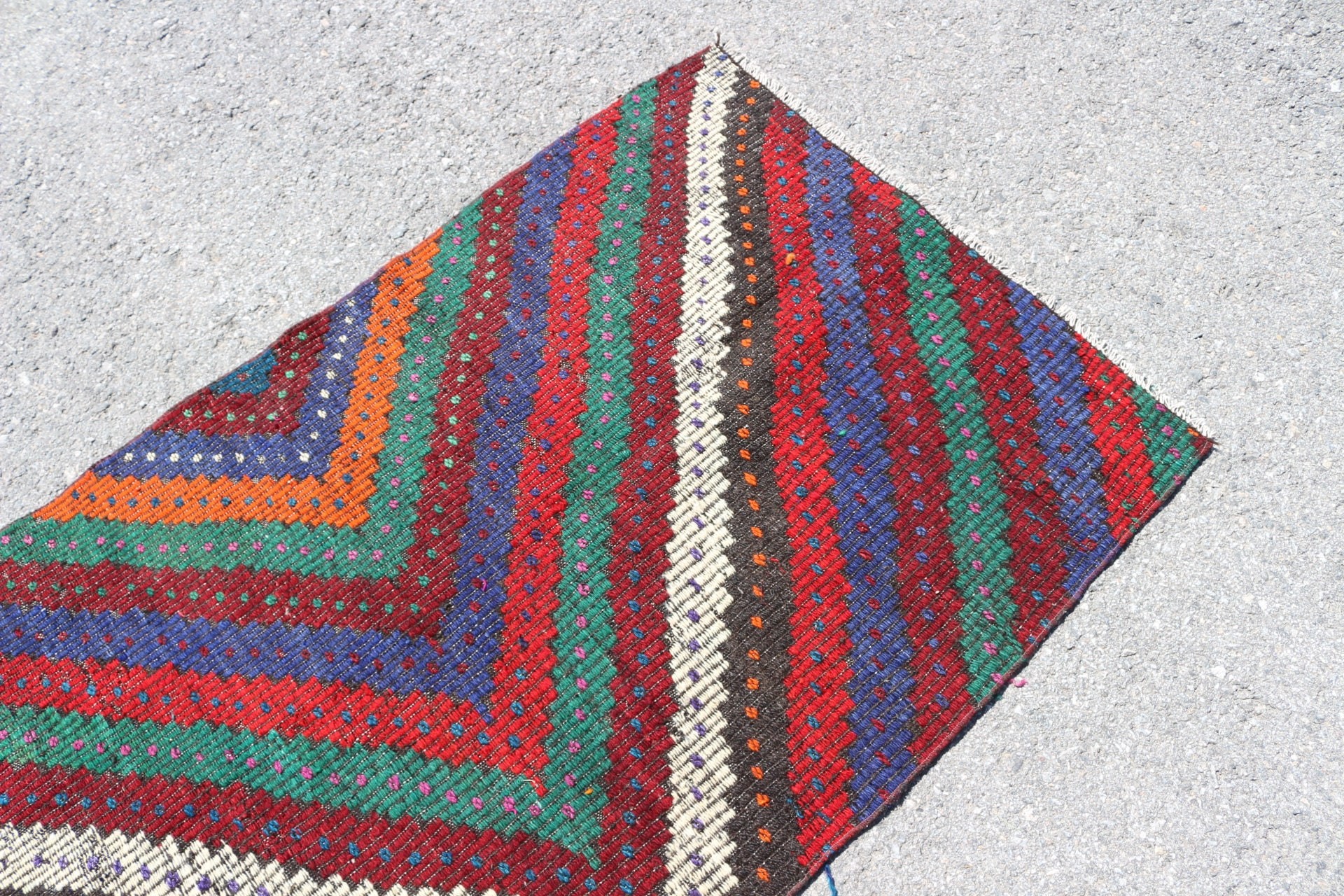 Mutfak Halısı, Çocuk Odası Halıları, Türk Halısı, Kırmızı Yün Halı, Kilim, Yatak Odası Halısı, Vintage Halı, Oryantal Halı, 3x5.3 ft Accent Halı