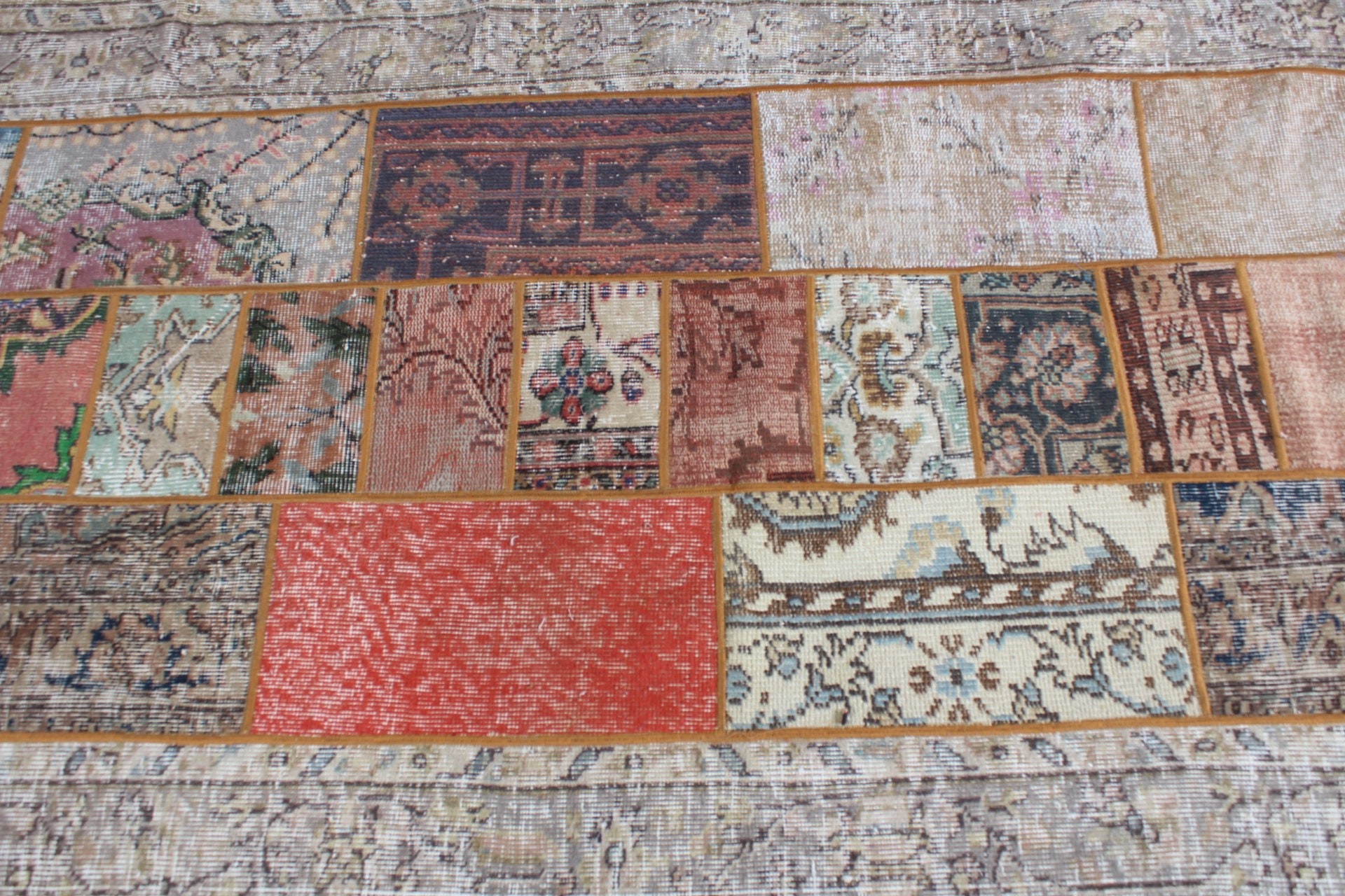 Türk Halıları, Mutfak Halıları, Vintage Halı, Gökkuşağı Soğuk Halı, 3,8x9,7 ft Runner Halıları, Sanat Halısı, Fas Halıları, Oryantal Halı, Koridor Halıları