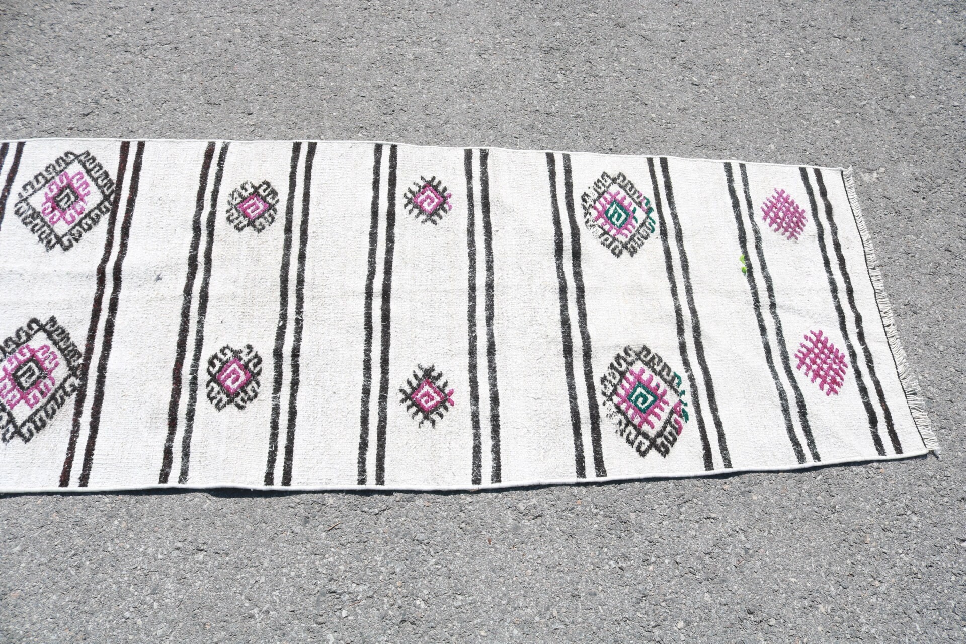 Kilim, Türk Halısı, Vintage Halılar, Harika Halılar, 2,3x7,9 ft Yolluk Halısı, Soluk Halılar, Mutfak Halısı, Yün Halı, Koridor Halıları, Koridor Halısı