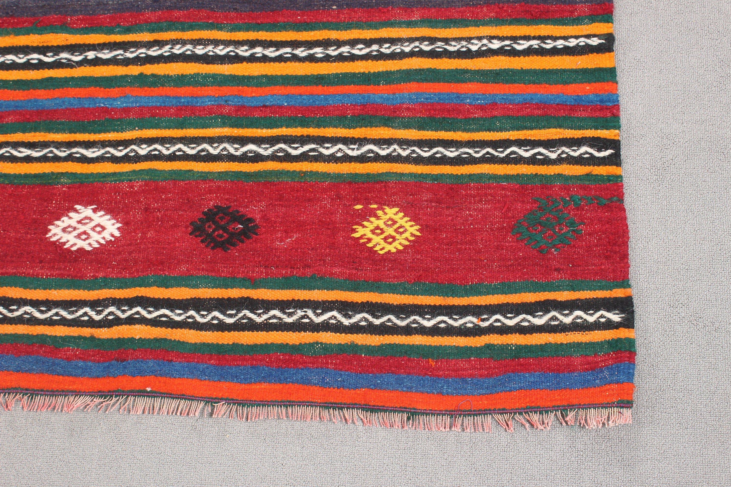 Kilim, Oryantal Halılar, Yemek Odası Halıları, 5,7x10,9 ft Büyük Halılar, Türk Halısı, Yatak Odası Halısı, Turuncu Yer Halıları, Vintage Halı