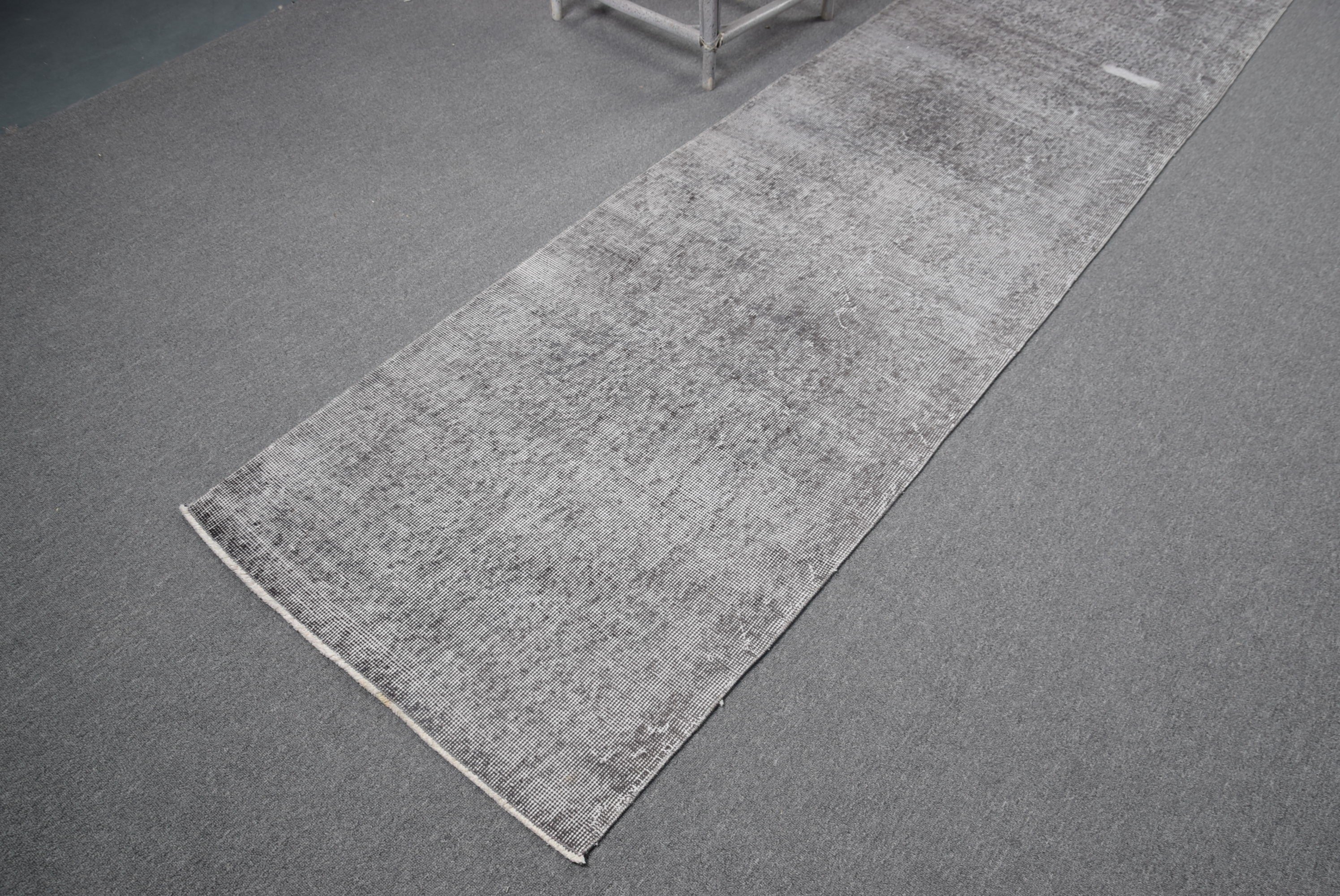 Nomadic Rug, Hallway Rug, Corridor Rugs, Floor Rugs, Turkish Rug, Home Decor Rug, Gray  2.6x10.1 ft Runner Rug, Vintage Rug