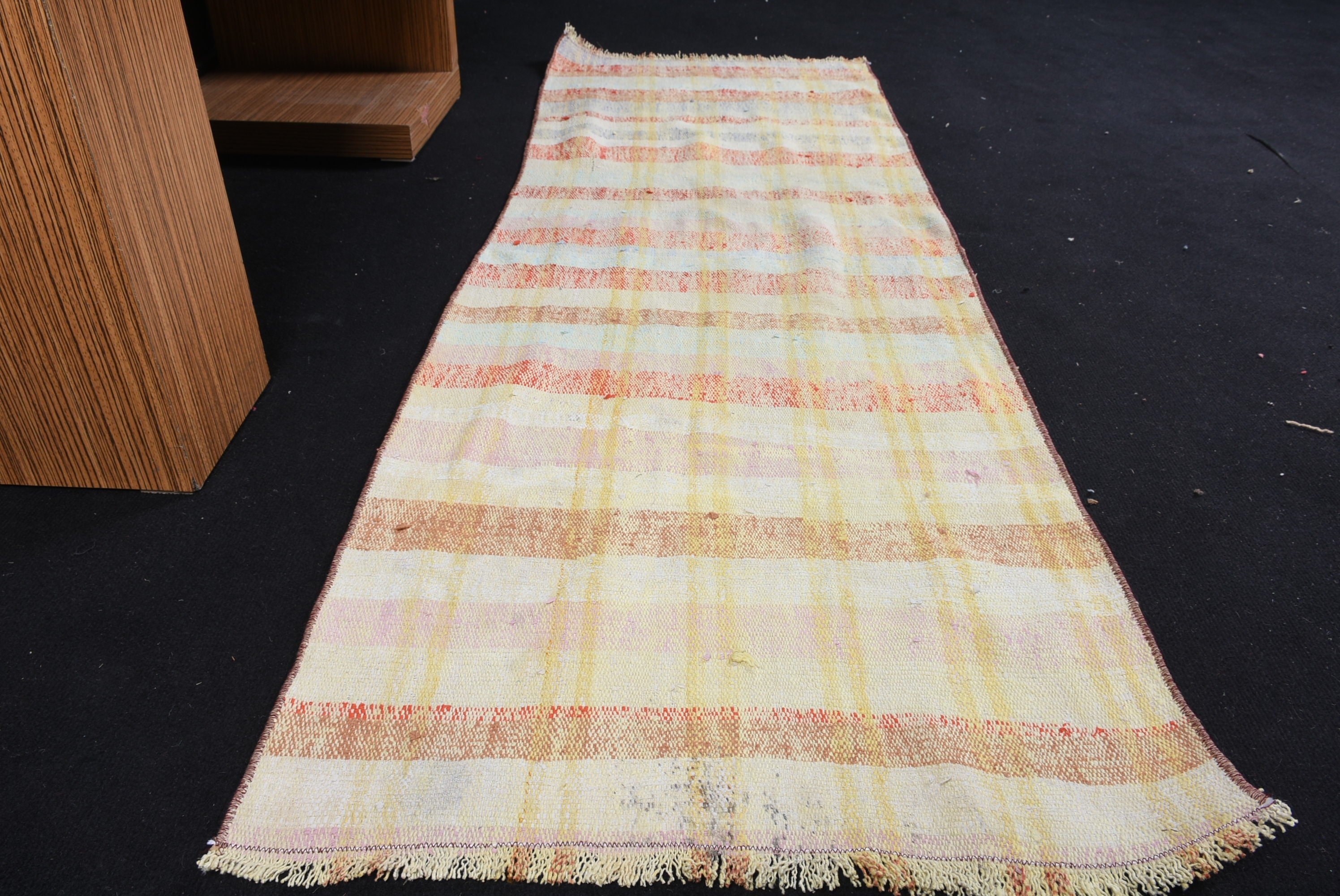 Koridor Halısı, Sarı Yün Halısı, Etnik Halısı, Mutfak Halıları, Soğuk Halılar, Türk Halısı, 2,2x6,3 ft Runner Halısı, Fas Halıları, Kilim, Vintage Halı