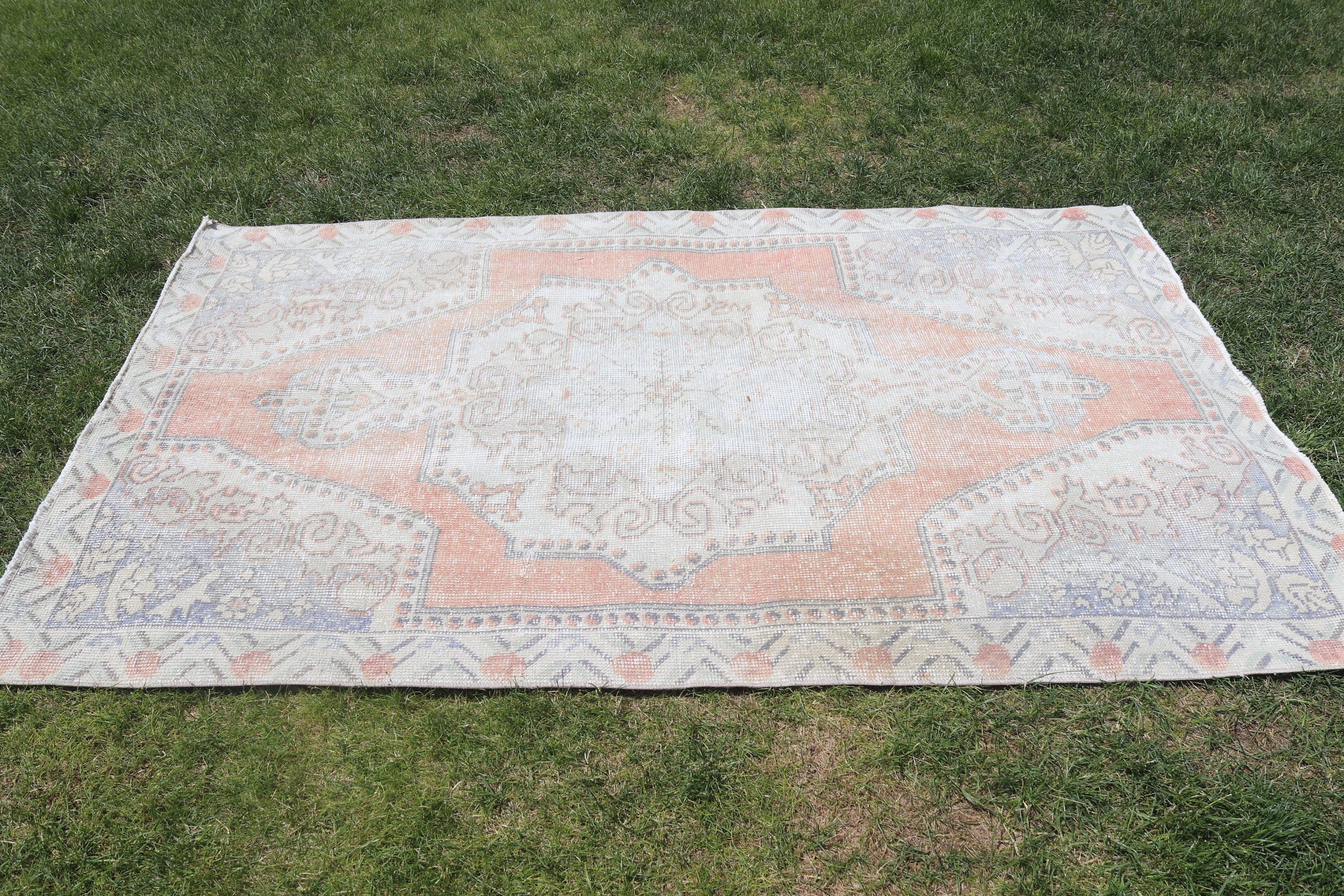 Egzotik Halılar, Oryantal Halılar, Yer Halısı, Vintage Halılar, Türk Halısı, Oturma Odası Halıları, Havalı Halı, 4.2x6.9 ft Alan Halıları, Bej Anadolu Halısı