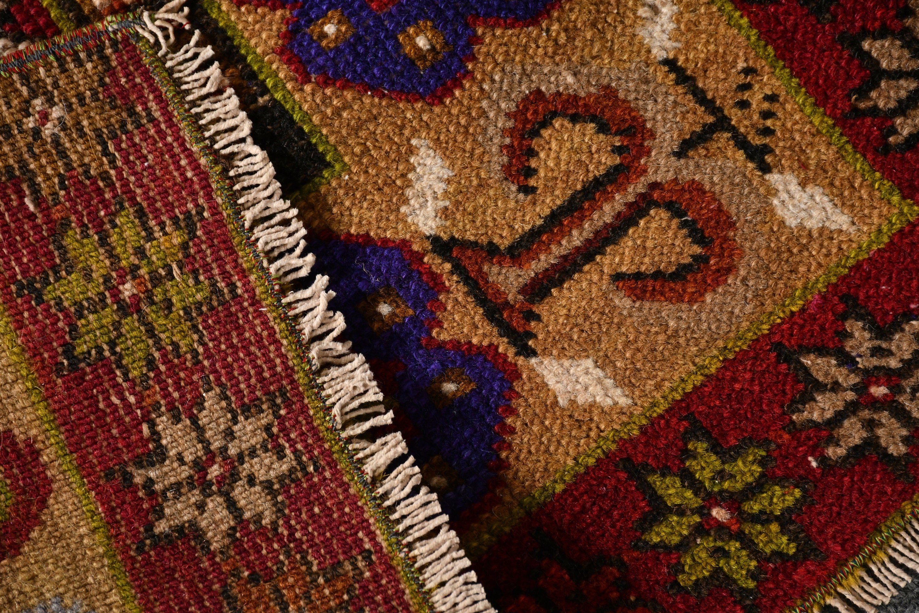 Merdiven Halıları, 1.9x6.8 ft Yolluk Halısı, Kırmızı Fas Halıları, Yatak Odası Halıları, Mutfak Halıları, Türk Halısı, Vintage Halı, Doğal Halı