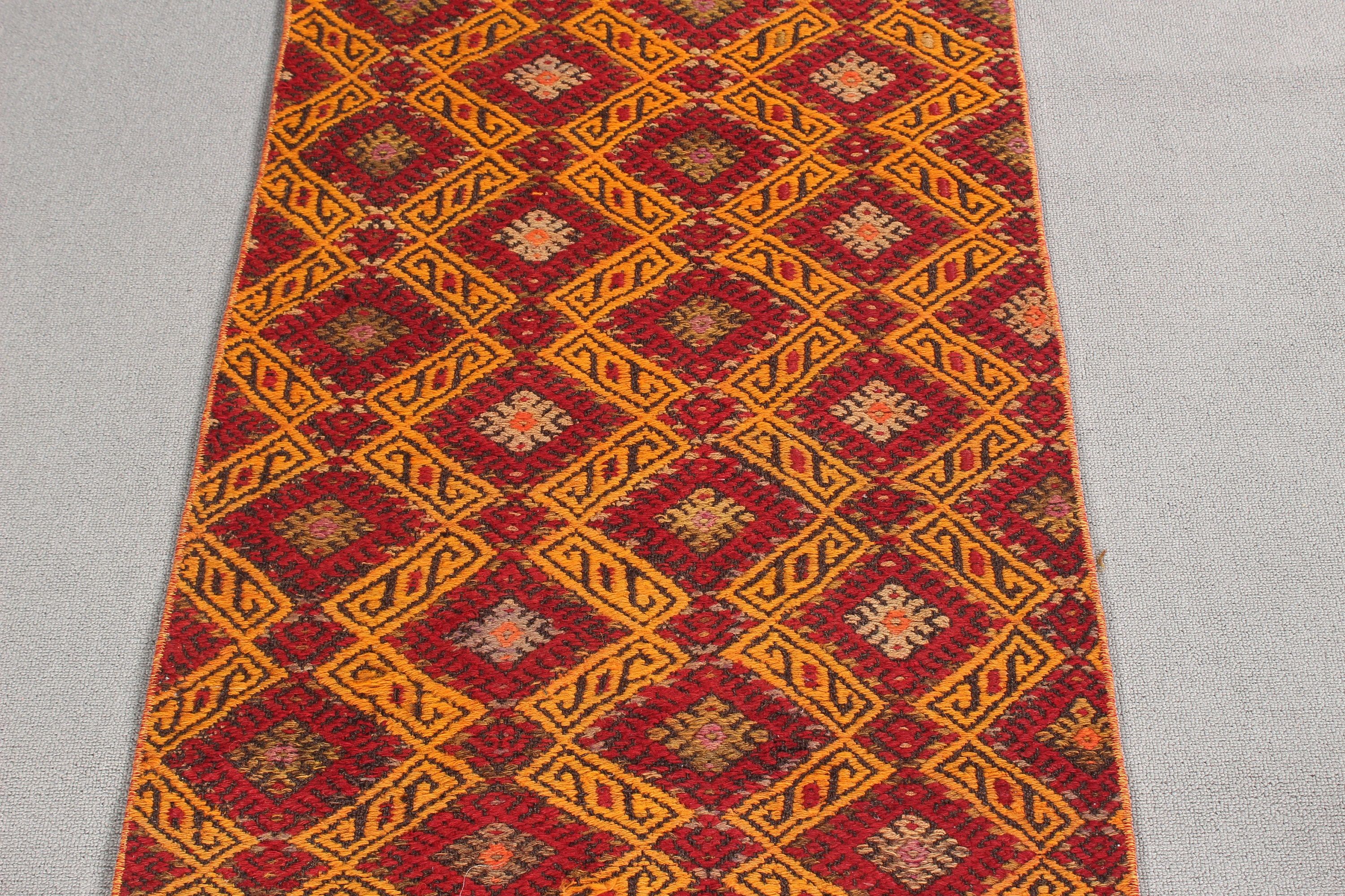 Küçük Boho Halı, Giriş Halıları, Türk Halısı, Yer Halısı, Kilim, Sarı Boho Halısı, Nötr Halılar, Vintage Halılar, Aztek Halısı, 2,1x4,2 ft Küçük Halı