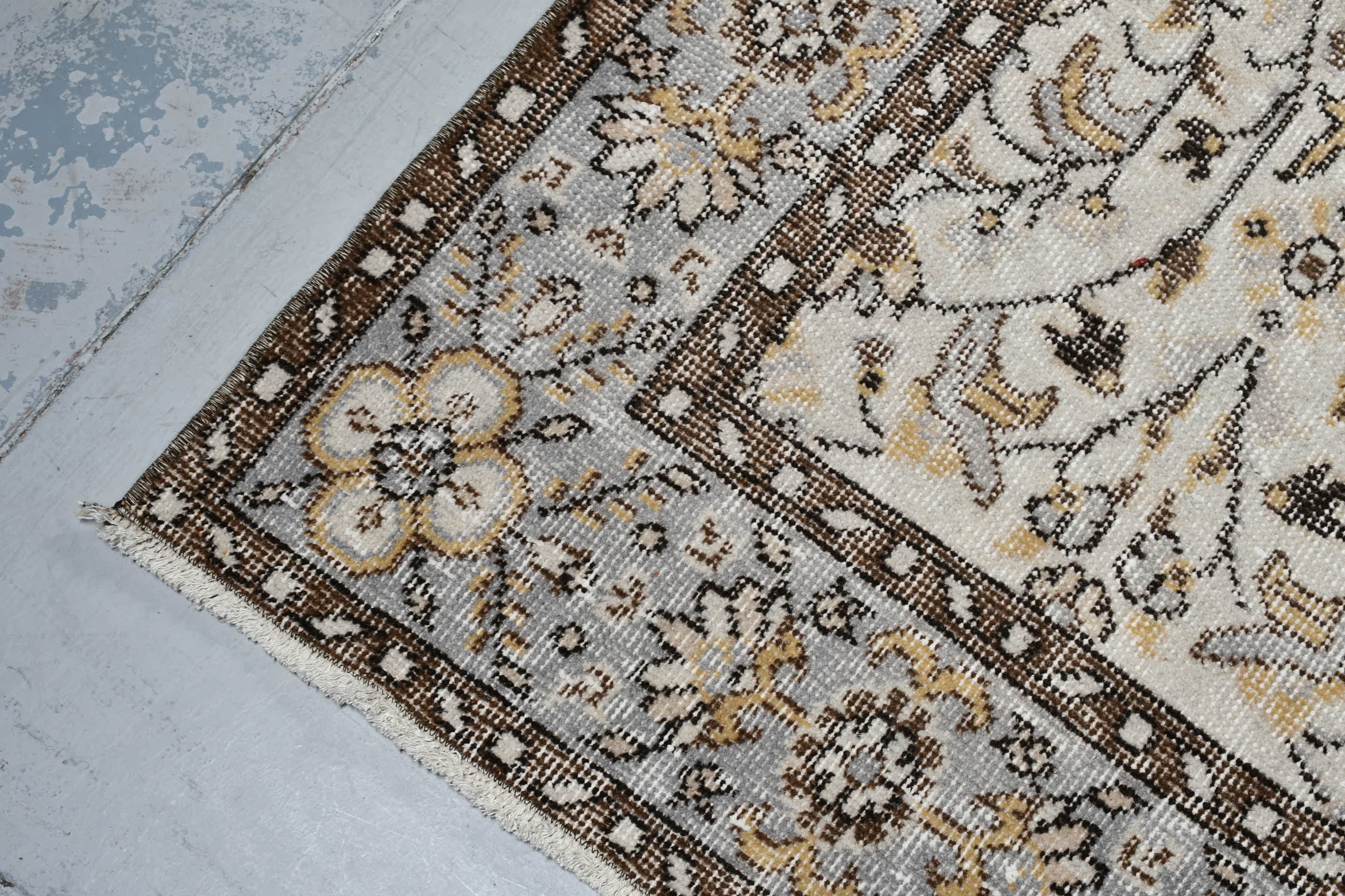 Kahverengi Oryantal Halı, Vintage Halı, Sanat Halısı, Antika Halı, Salon Halısı, 5.5x10.3 ft Büyük Halılar, Türk Halısı, Yemek Odası Halıları, Oryantal Halı