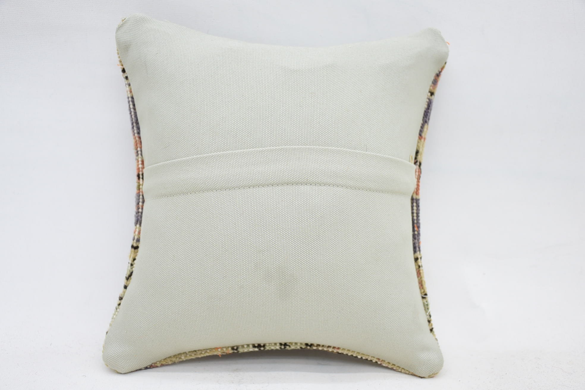 Throw Kilim Pillow, Luxury Pillow Cover, 12"x12" Blue Cushion Case, Antique Pillows, Kilim Pillow, Art Deco Cushion Case, Colorful Pillow