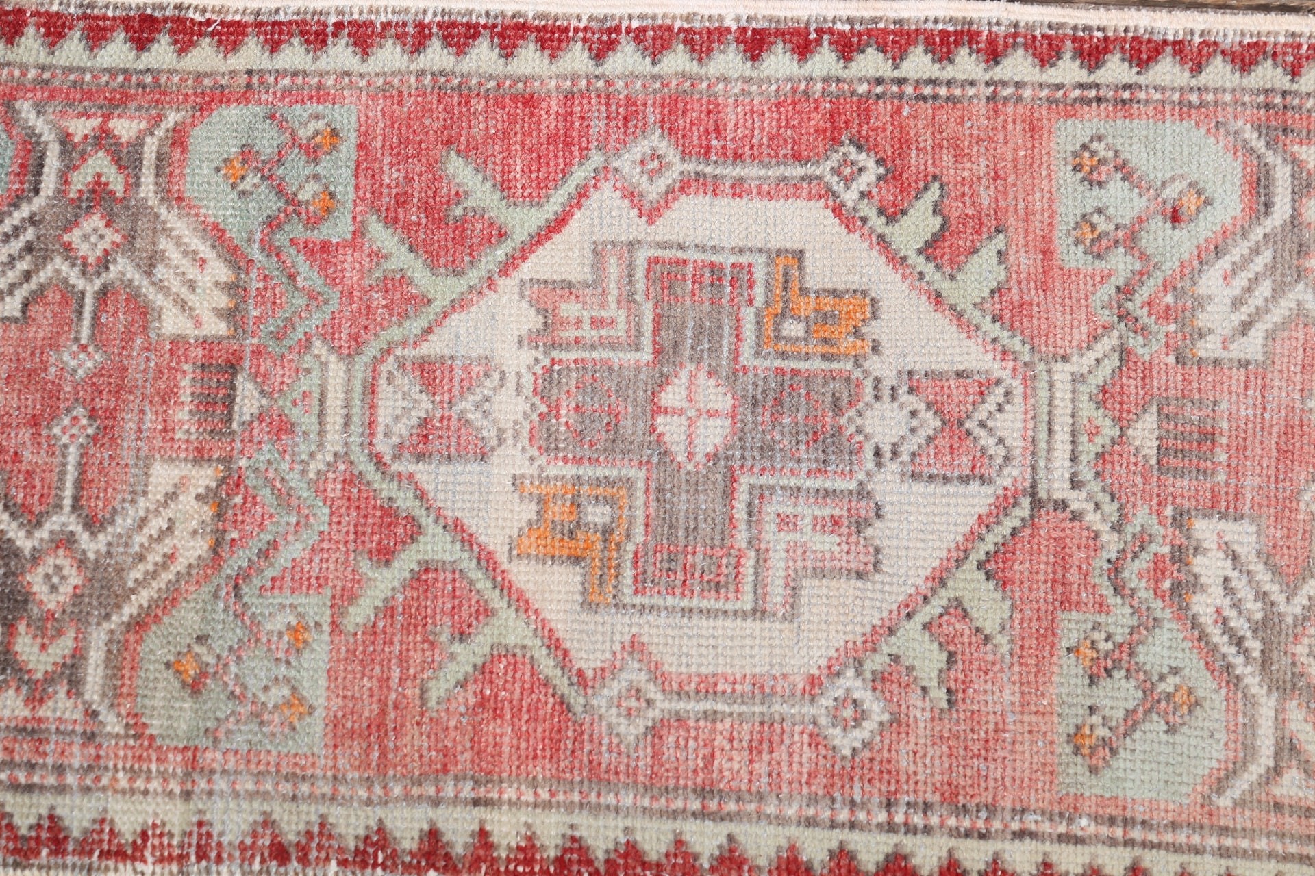 1.6x3 ft Small Rugs, Antique Rug, Turkish Rug, Bathroom Rugs, Red Oriental Rug, Nursery Rug, Vintage Rug, Rugs for Entry