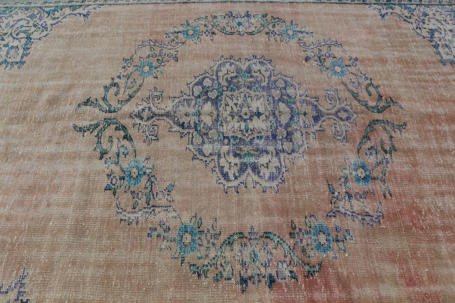 Kahverengi Yün Halılar, Vintage Halı, Salon Halıları, Antika Halı, Oturma Odası Halıları, Yatak Odası Halıları, Türk Halısı, Yer Halısı, 5.8x8.8 ft Büyük Halı