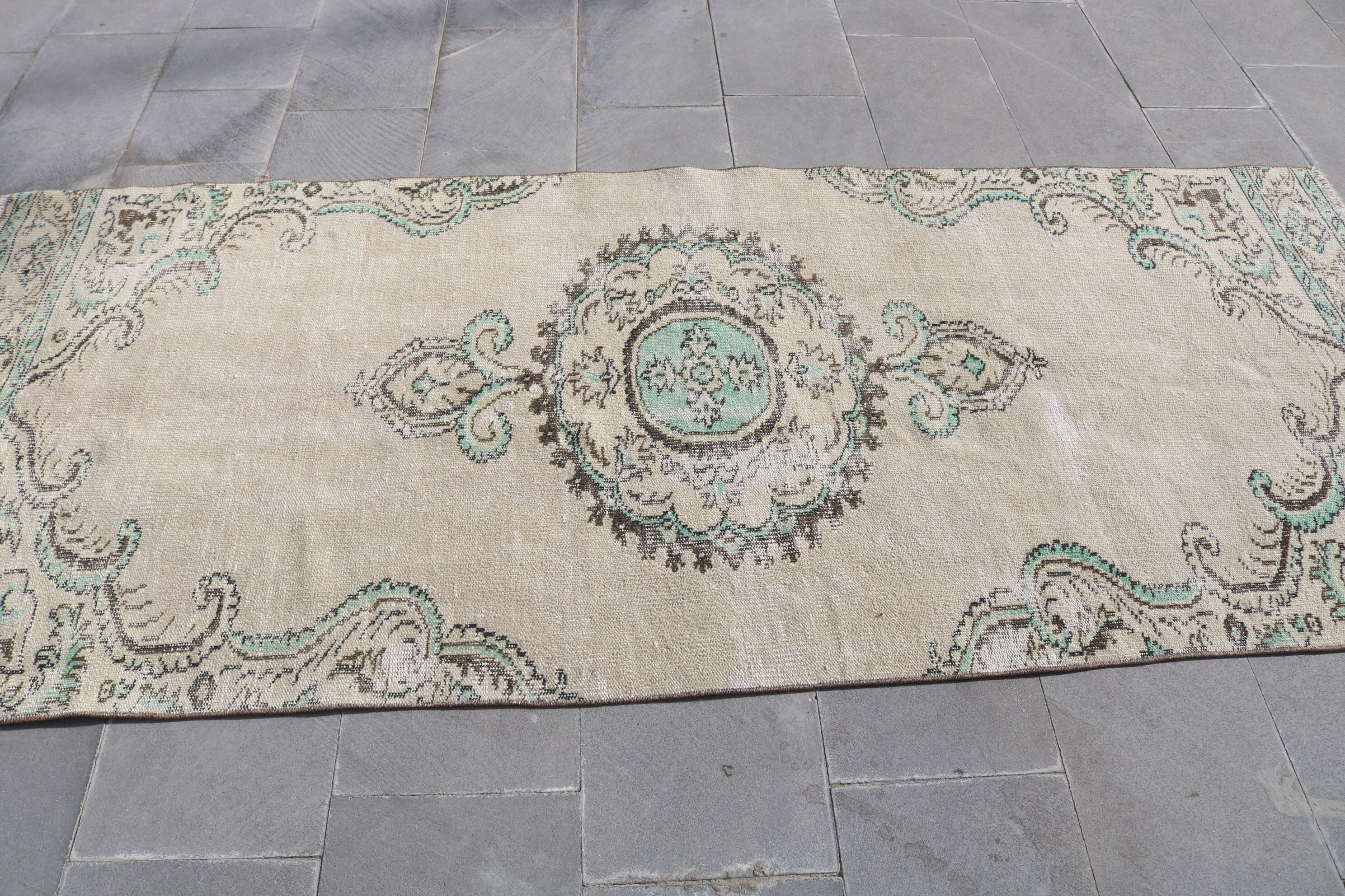 Old Rug, Boho Area Rug Rugs, Kitchen Rug, Indoor Rugs, Vintage Rugs, Rugs for Bedroom, Colorful Rugs, 3.7x8.4 ft Area Rug, Turkish Rug