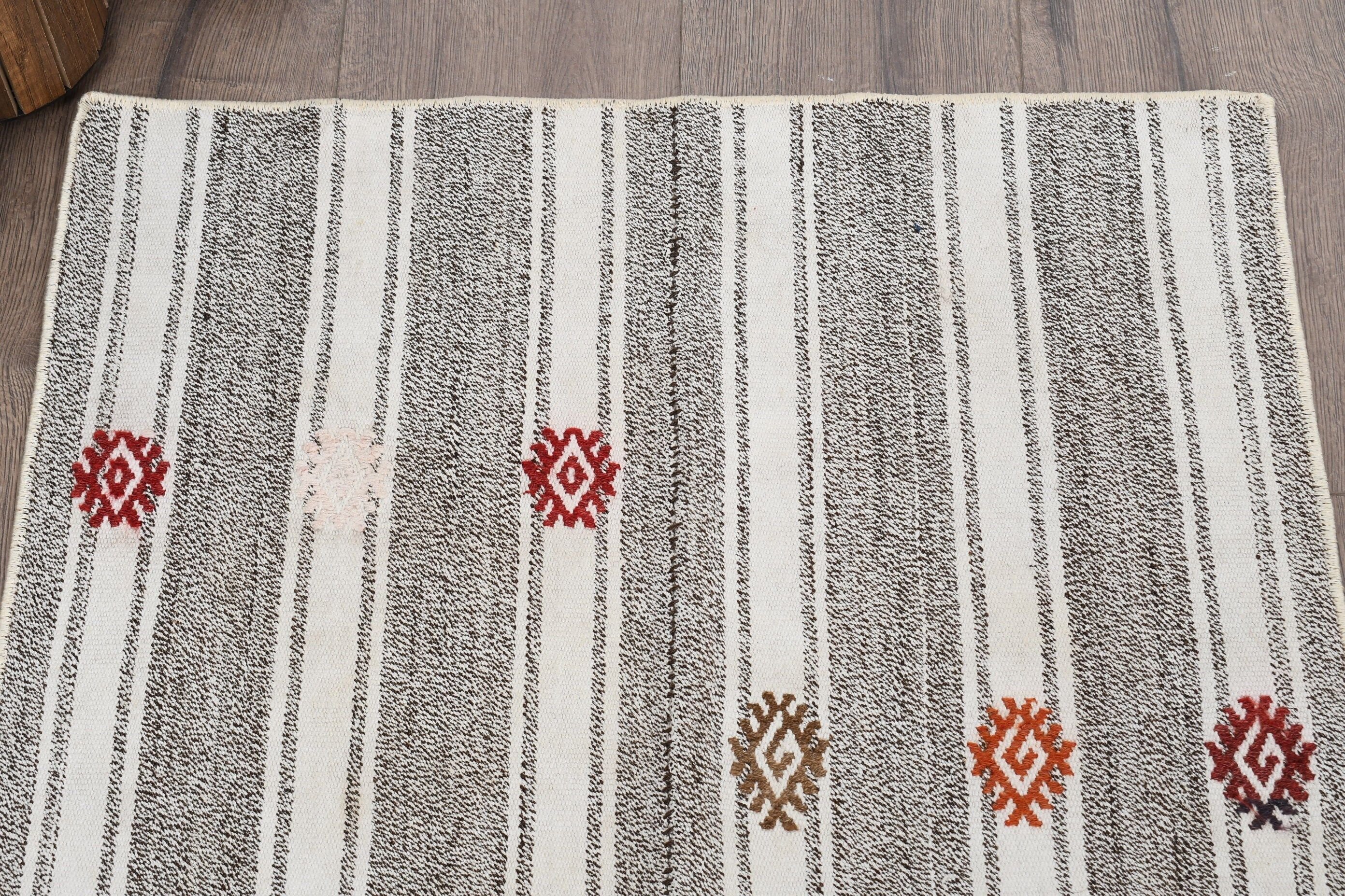 Oushak Rug, Beige  2.2x3.1 ft Small Rugs, Kitchen Rug, Turkish Rugs, Vintage Rug, Bathroom Rugs, Home Decor Rug, Kilim