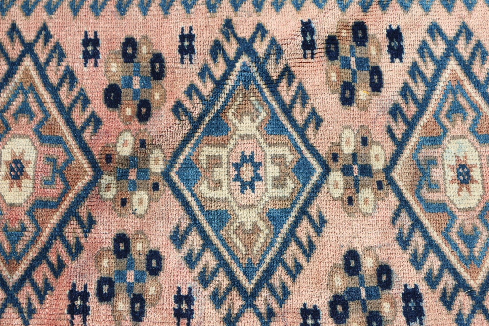 Turkish Rug, Pink Oushak Rugs, Kitchen Rug, Rugs for Entry, Home Decor Rugs, Wool Rug, Vintage Rug, 4x5.5 ft Accent Rug, Bedroom Rug