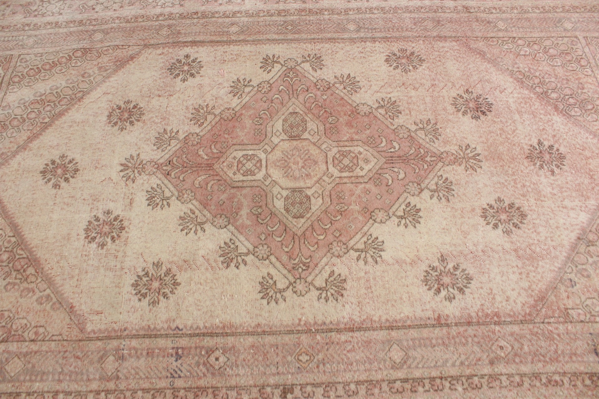 Turkish Rug, Rugs for Bedroom, Salon Rugs, 6x10.3 ft Large Rugs, Kitchen Rug, Cool Rug, Living Room Rugs, Vintage Rugs, Pink Anatolian Rug