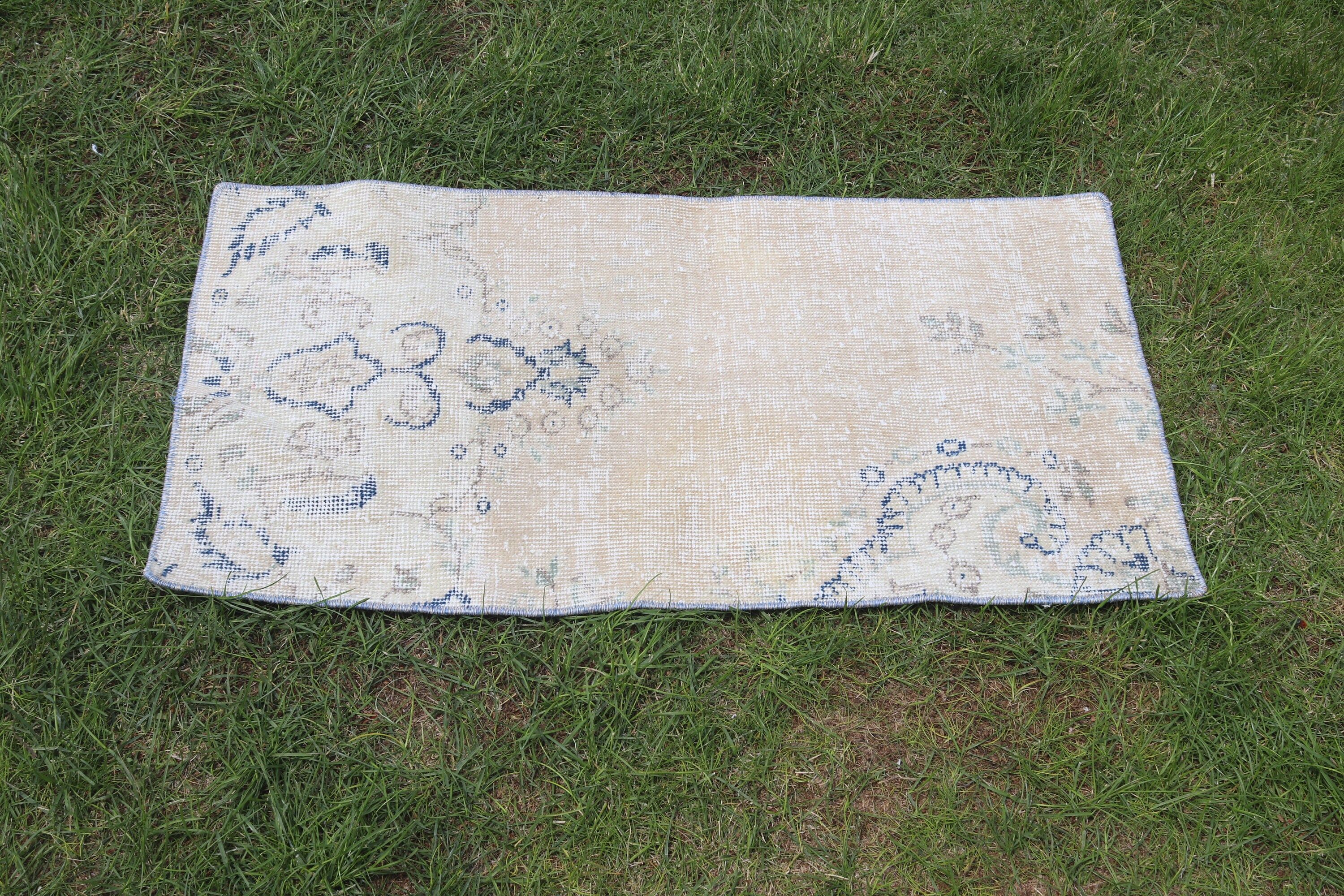 Banyo Halısı, Bej Yatak Odası Halıları, Boho Halısı, Harika Halı, 1,6x3,1 ft Küçük Halılar, Giriş Halıları, Türk Halıları, Vintage Halı, Dekoratif Halılar