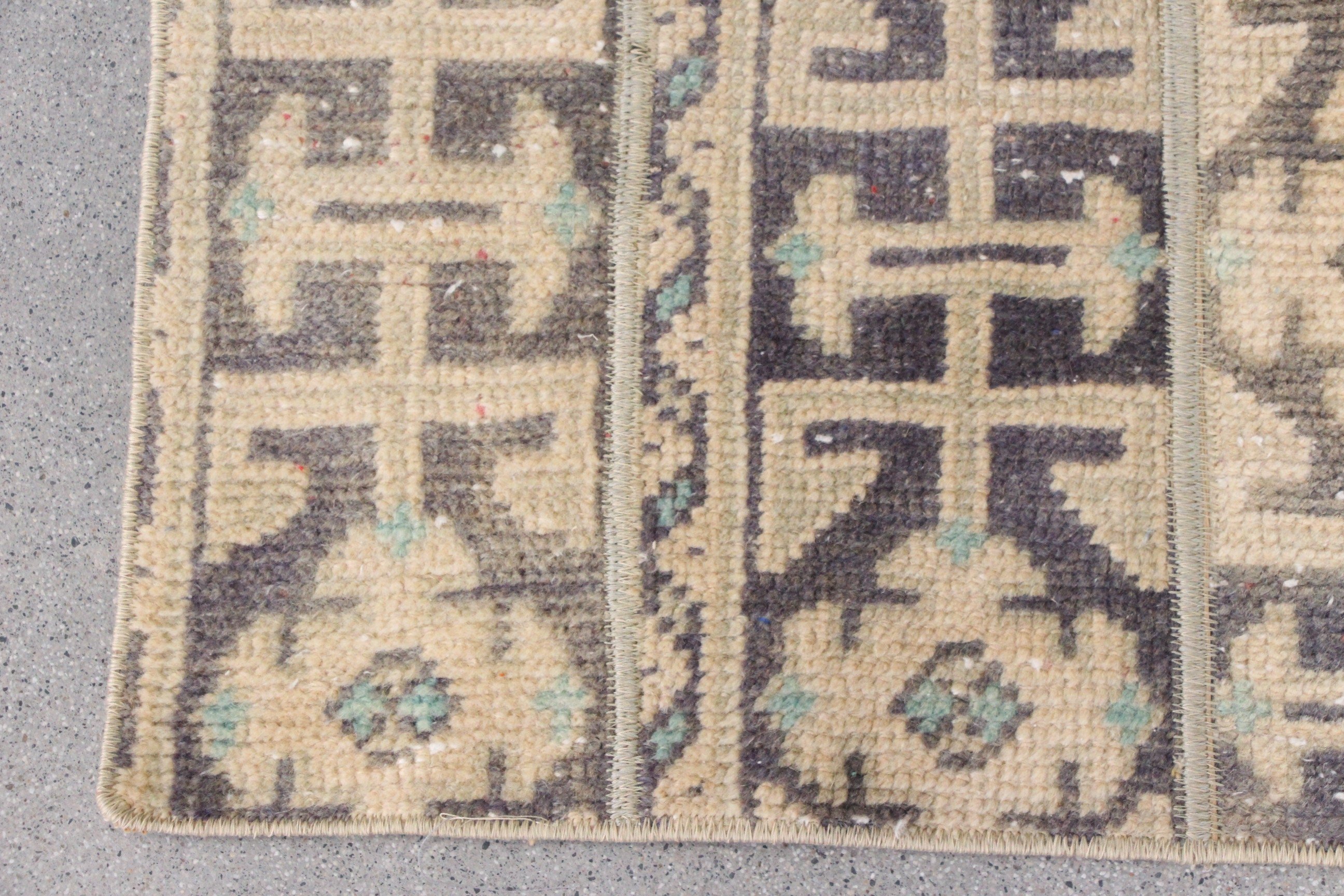 Turkish Rug, Ethnic Rug, Vintage Rug, Anatolian Rug, Wall Hanging Rugs, Bedroom Rug, 1.7x3.1 ft Small Rug, Kitchen Rug, Brown Oriental Rugs