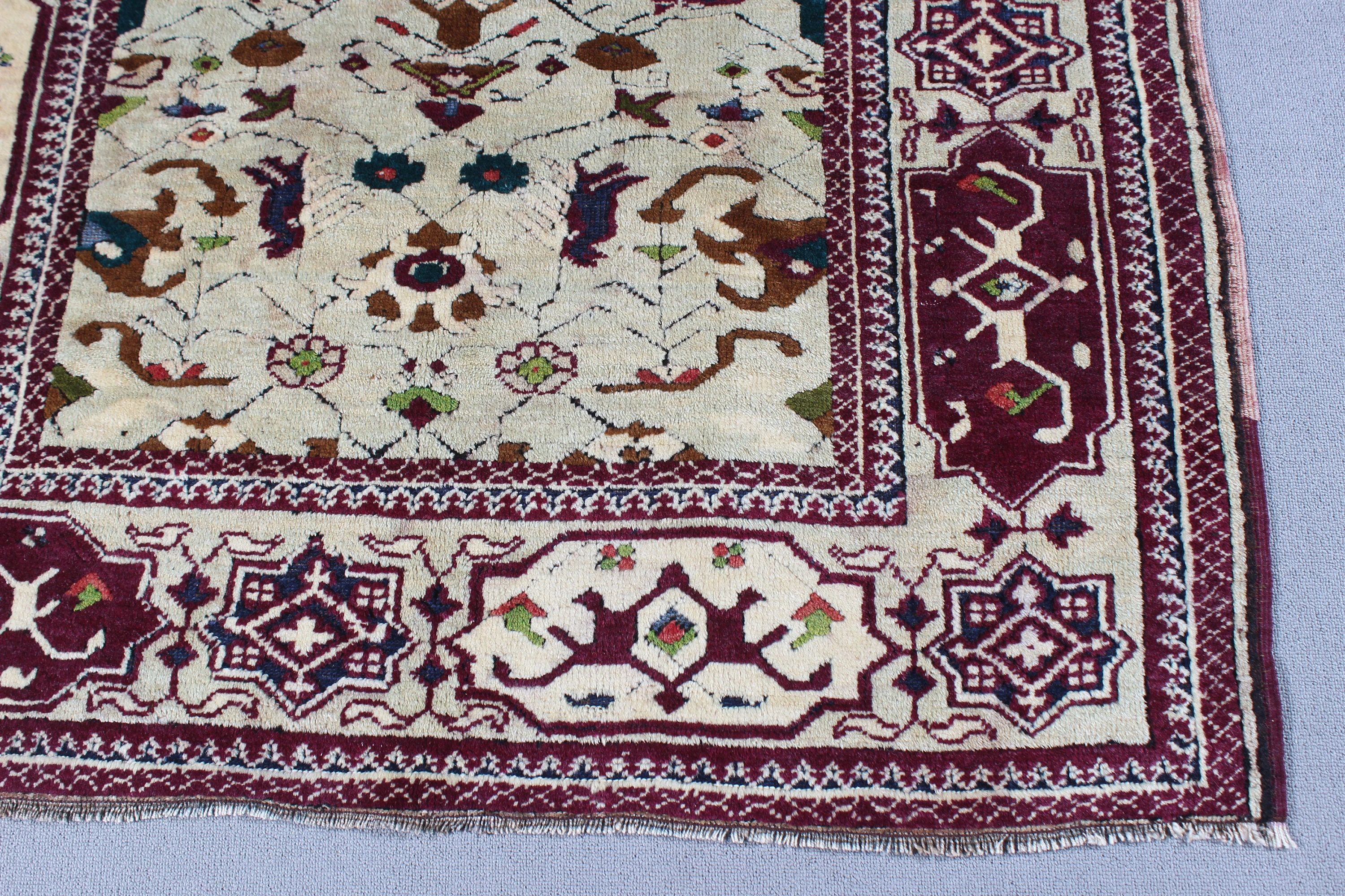 Düz Dokuma Halılar, Türk Halısı, Oturma Odası Halıları, Oushak Halıları, Vintage Alan Halıları, Gökkuşağı Lüks Halı, Vintage Halı, 4,2x6,2 ft Alan Halısı