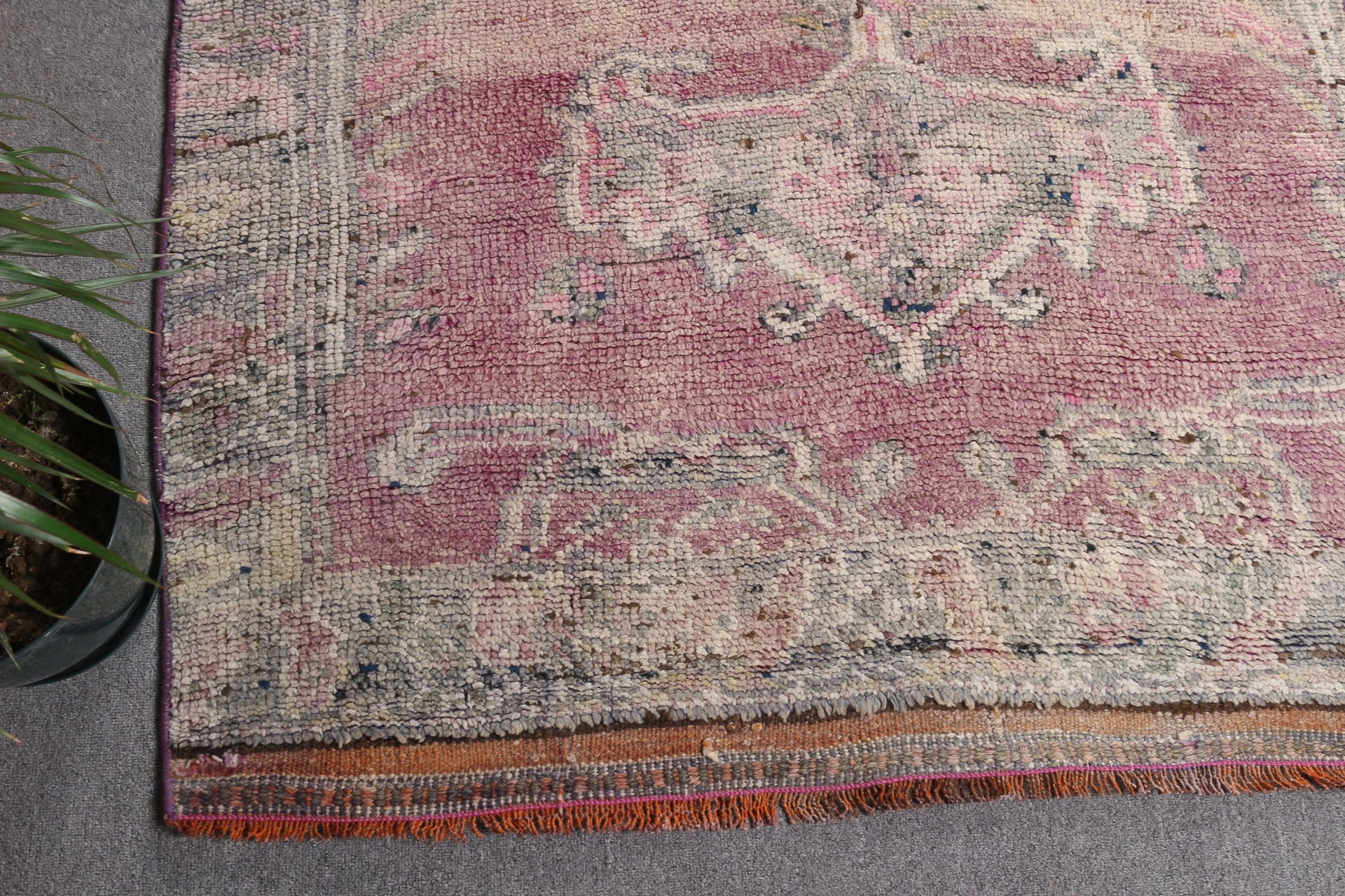 Türk Halıları, Vintage Halılar, Koridor Halısı, 3.8x11.5 ft Runner Halısı, Runner Halıları, Bej Zemin Halısı, Fas Halısı, Oryantal Halı, Eski Halı