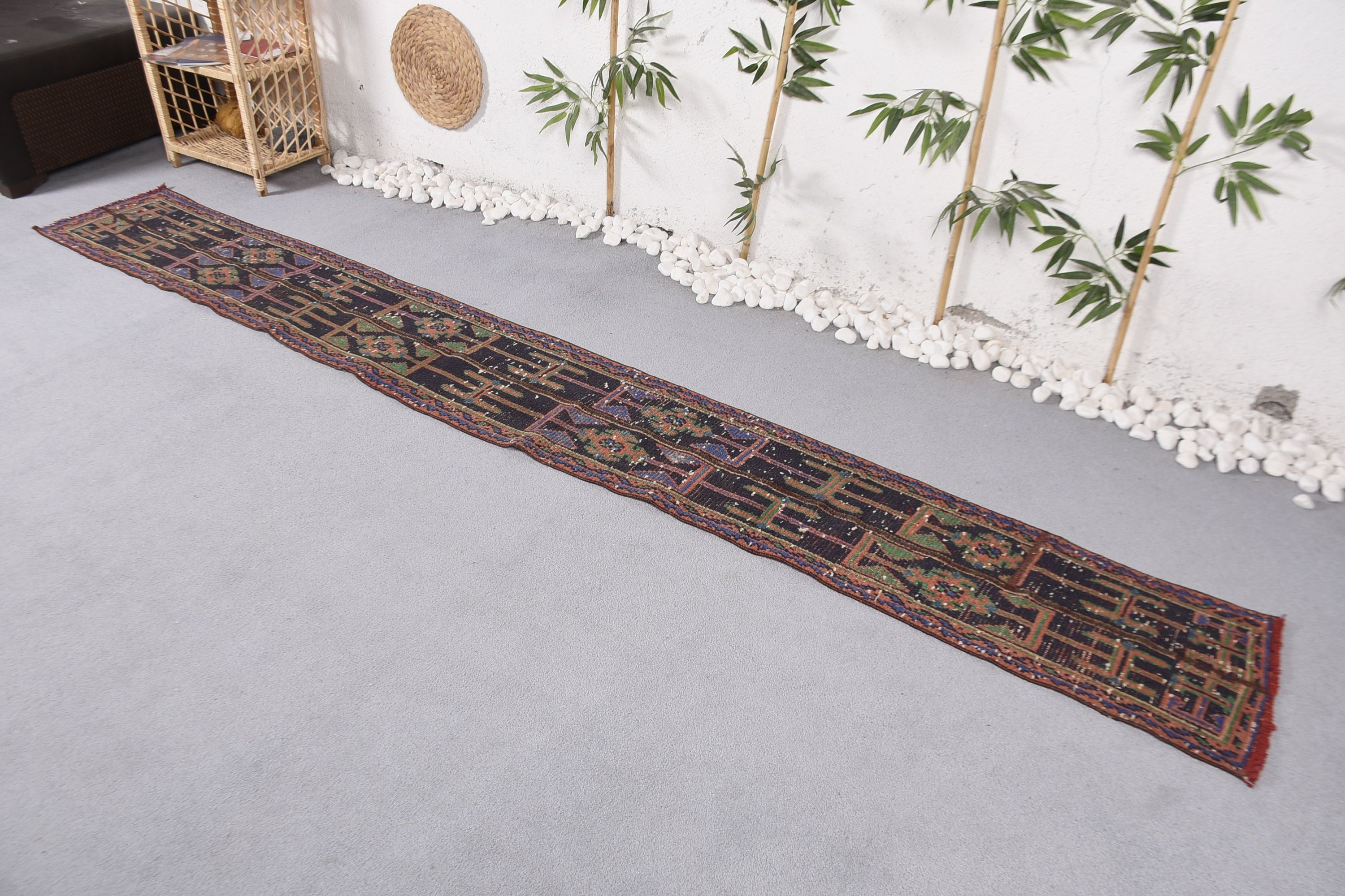 Türk Halısı, 1.2x11 ft Runner Halısı, Beni Ourain Runner Halıları, El Dokuma Halısı, Merdiven Halısı, Antika Halılar, Yeşil Lüks Halılar, Vintage Halılar