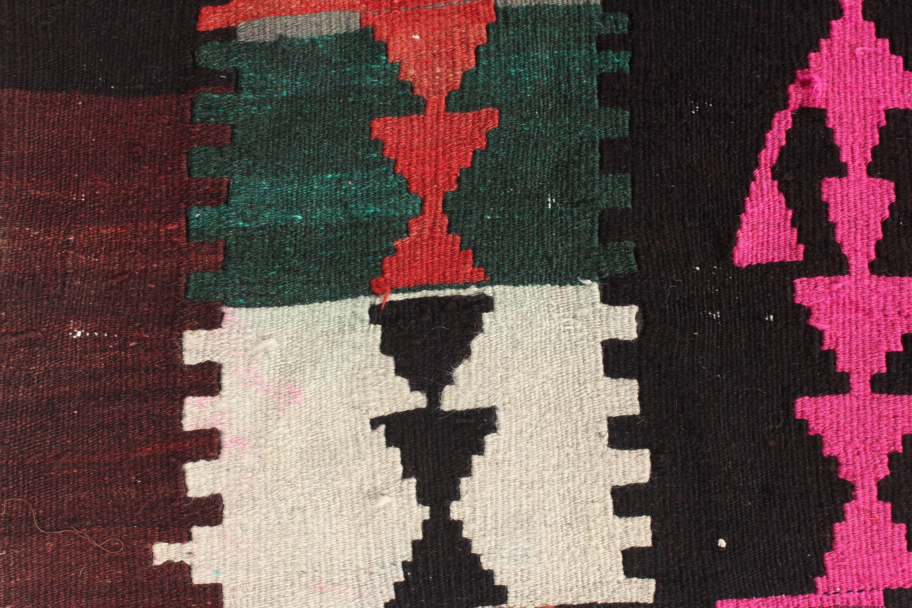 Yemek Odası Halıları, 5.1x6.5 ft Alan Halısı, Yün Halı, Oushak Halıları, Oushak Halıları, Kilim, Türk Halısı, Vintage Halılar, Siyah El Dokuma Halılar