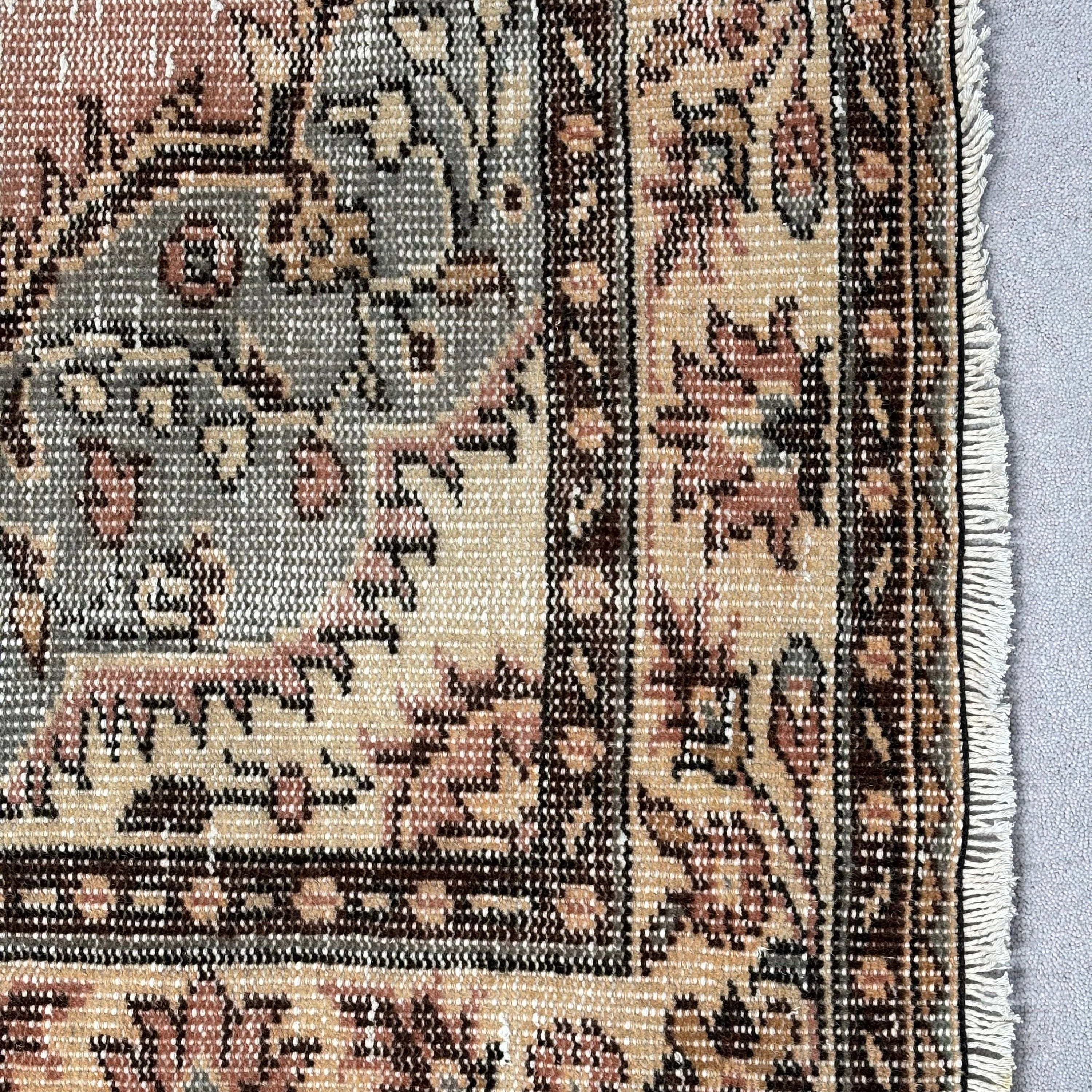 Oushak Halıları, Yemek Odası Halıları, Büyük Vintage Halı, 5x8,8 ft Büyük Halılar, Kahverengi Oryantal Halılar, Türk Halıları, Vintage Halı, Yer Halıları, Boho Halı