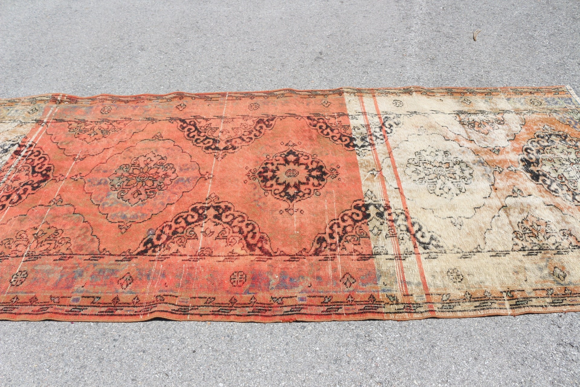 Beige Cool Rug, Vintage Rug, Turkish Rug, Bedroom Rug, Dining Room Rugs, Rugs for Salon, Moroccan Rugs, 4.8x10.8 ft Large Rug, Art Rugs