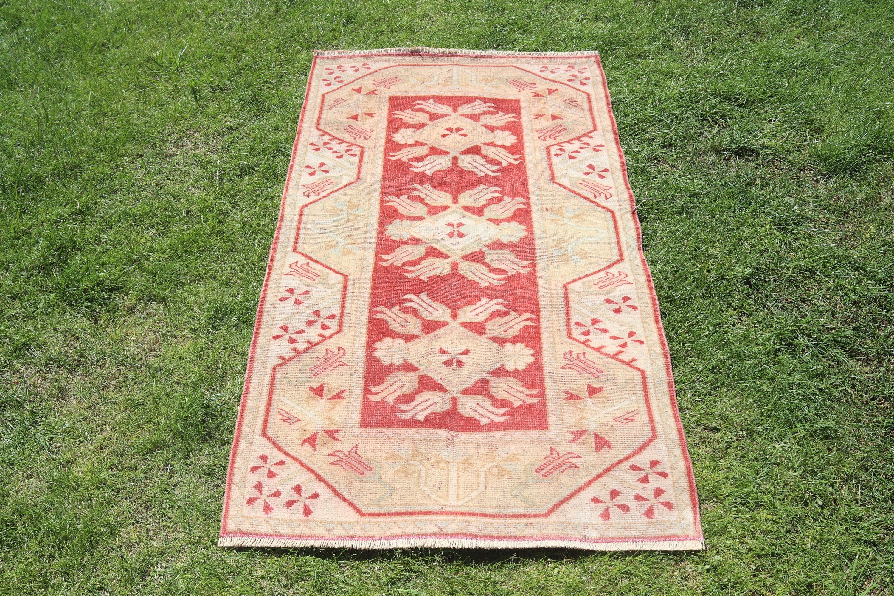 2.6x4.6 ft Small Rugs, Small Area Rug, Exotic Rug, Bedroom Rugs, Statement Rugs, Beige Antique Rugs, Turkish Rug, Moroccan Rug, Vintage Rug