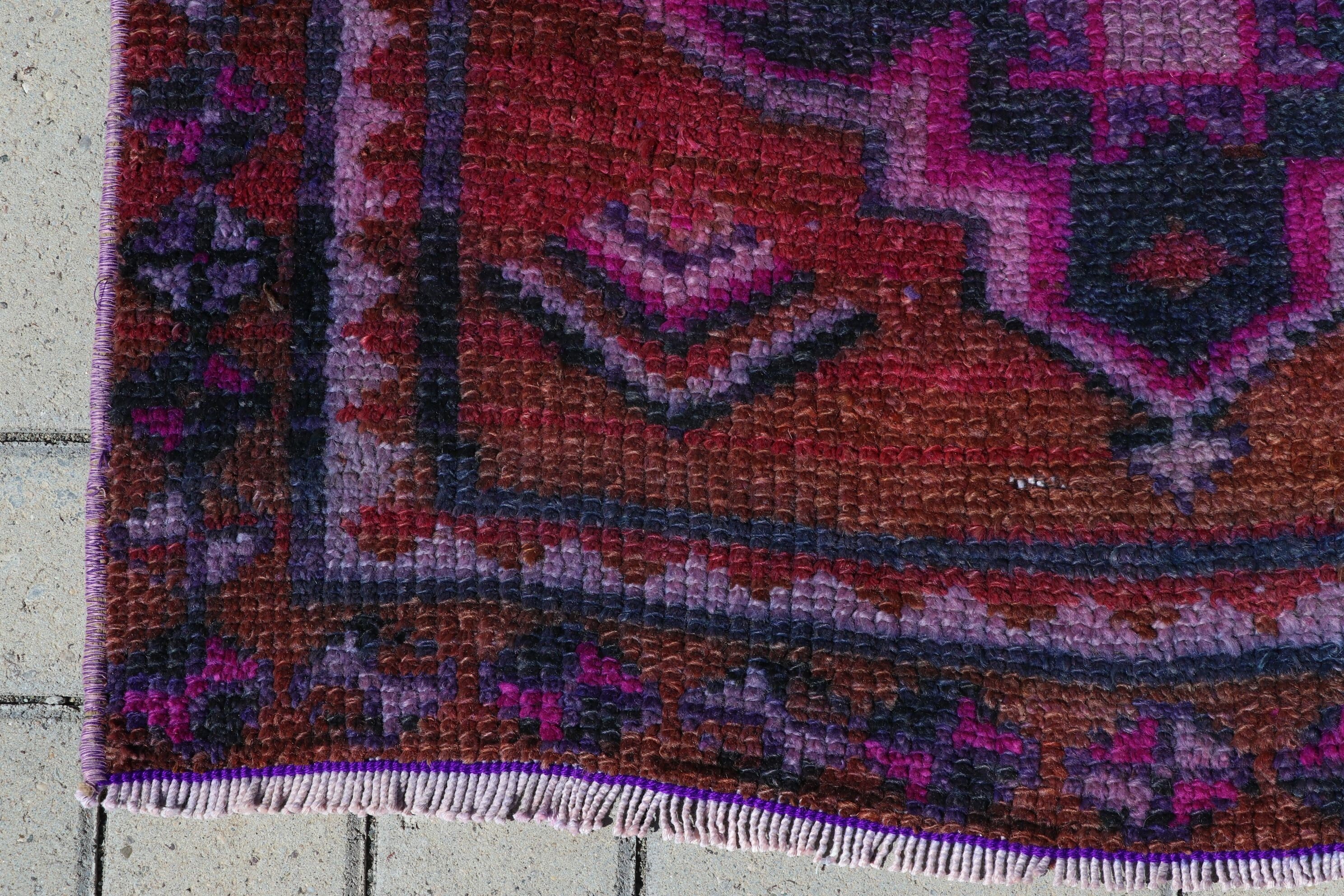 Anatolian Rugs, Turkish Rug, 2.8x8.4 ft Runner Rugs, Art Rug, Rugs for Hallway, Moroccan Rug, Green Moroccan Rug, Corridor Rug, Vintage Rug