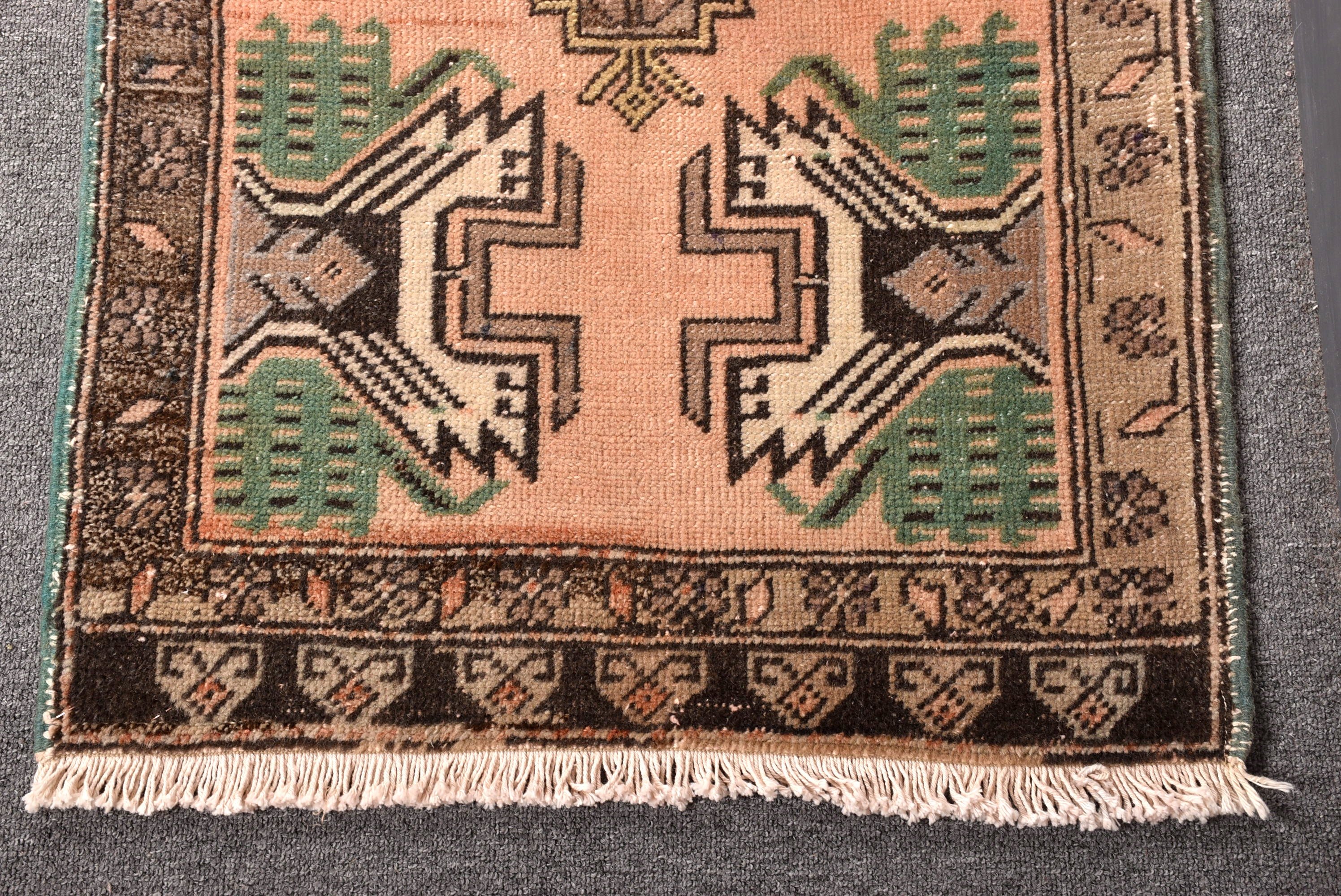 Türk Halısı, Pembe Ev Dekorasyonu Halıları, Boho Halıları, Havalı Halılar, Geometrik Halı, Banyo Halısı, Duvara Asılı Halılar, 1.9x3.7 ft Küçük Halı, Vintage Halı