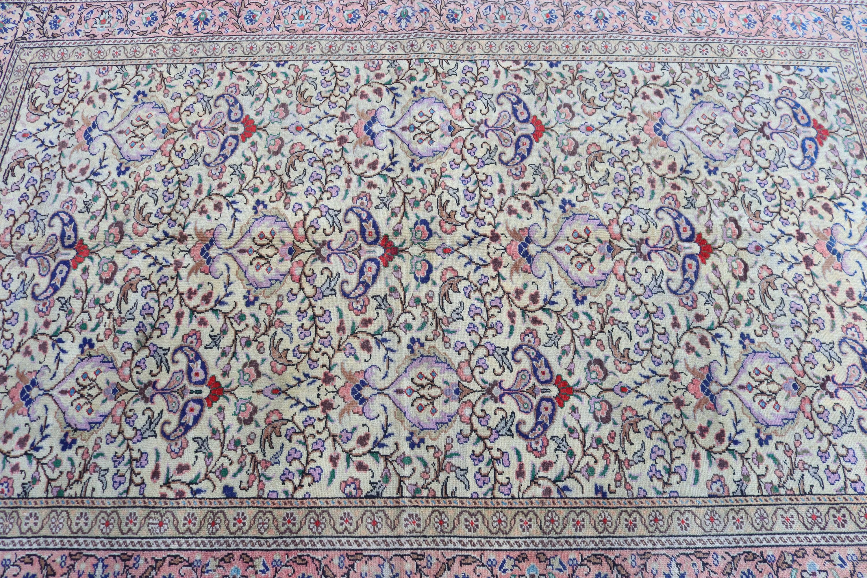 Mutfak Halıları, 4.7x7.2 ft Alan Halıları, Bej Geometrik Halılar, Vintage Halılar, Geometrik Halılar, Yer Halıları, Türk Halıları, Antika Halılar