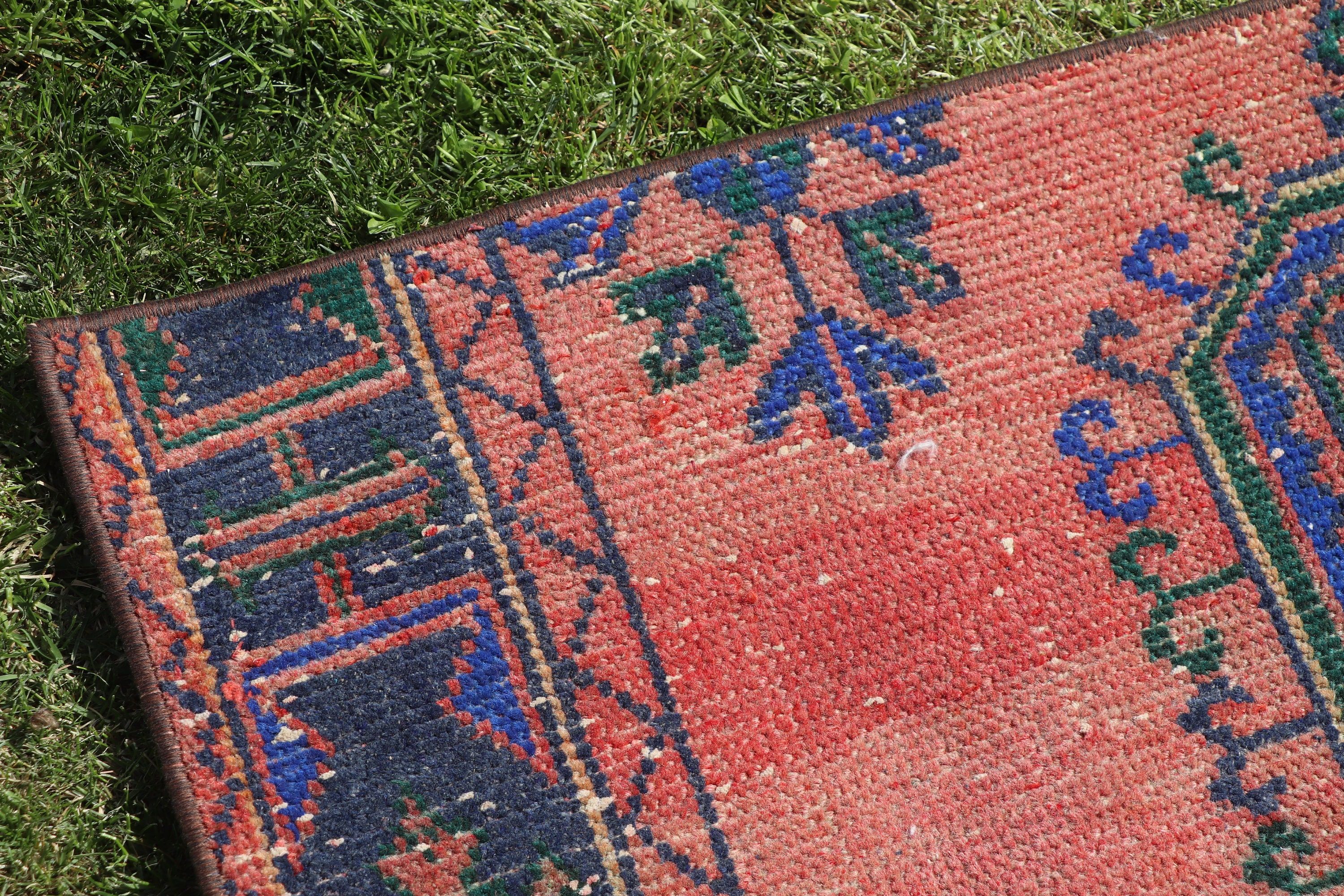 3,8x4,4 ft Accent Halılar, Modern Halı, Mutfak Halısı, Türk Halısı, Mutfak Halıları, Kırmızı Oryantal Halılar, Boho Halılar, Vintage Halılar, Giriş Halıları