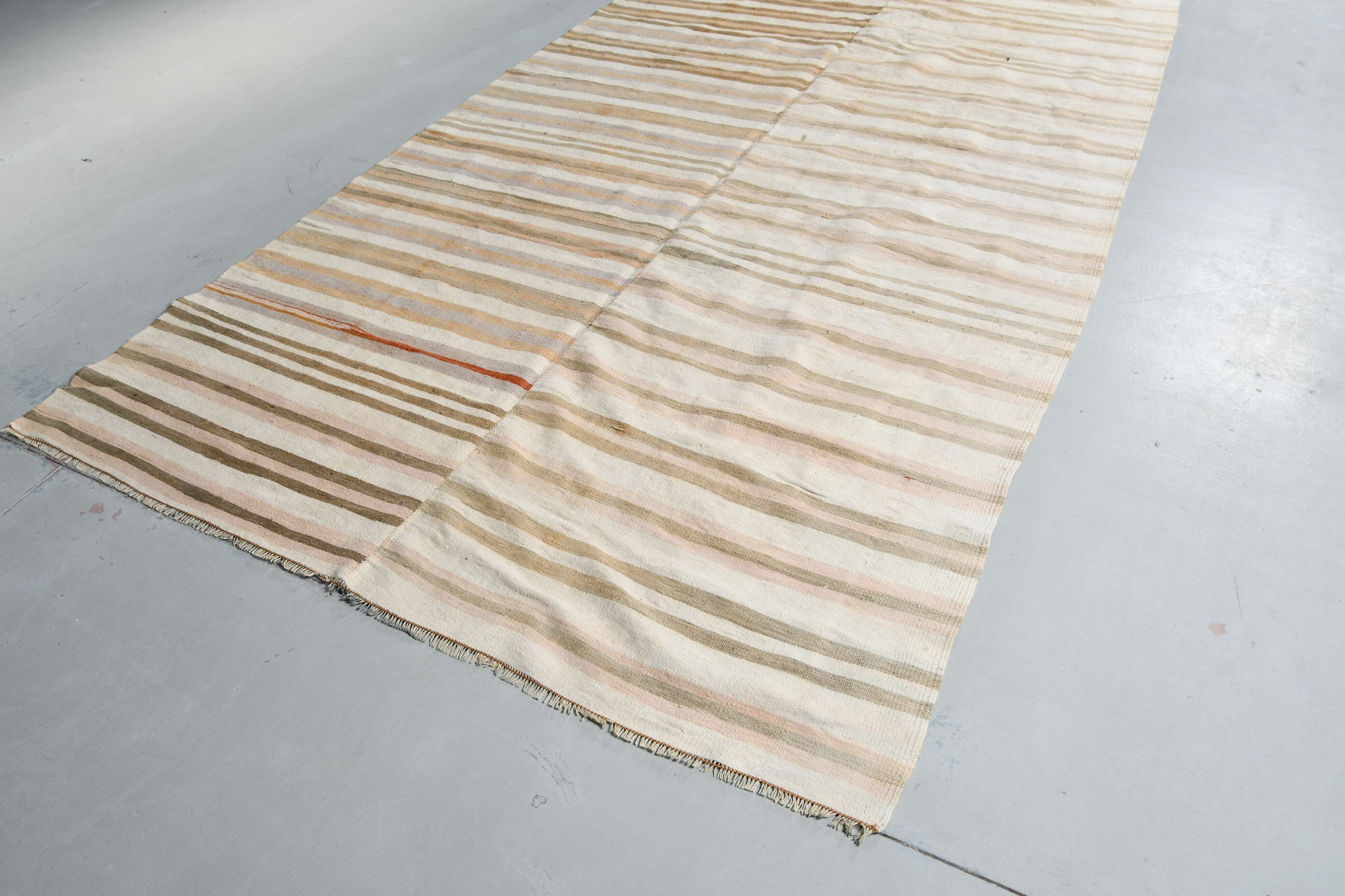 Moroccan Rugs, Beige Cool Rug, 5.7x12.2 ft Large Rug, Dining Room Rug, Pale Rug, Vintage Rug, Kilim, Cool Rugs, Turkish Rug, Bedroom Rug