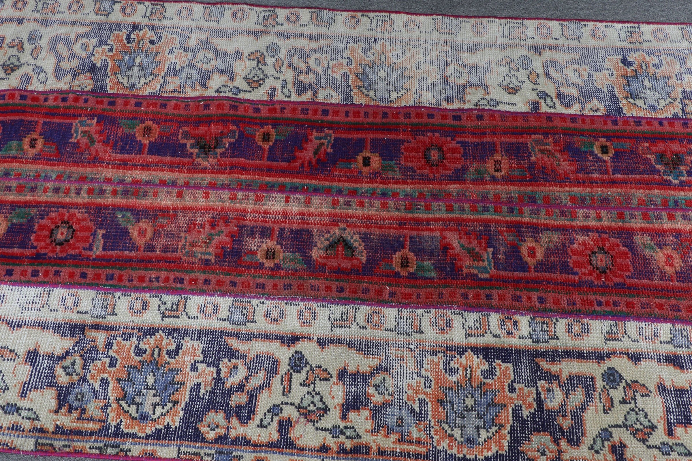 Rugs for Runner, Hallway Rug, Anatolian Rugs, Vintage Rugs, 3.3x8.9 ft Runner Rugs, Turkish Rug, Art Rugs, Wool Rug, Red Oriental Rug