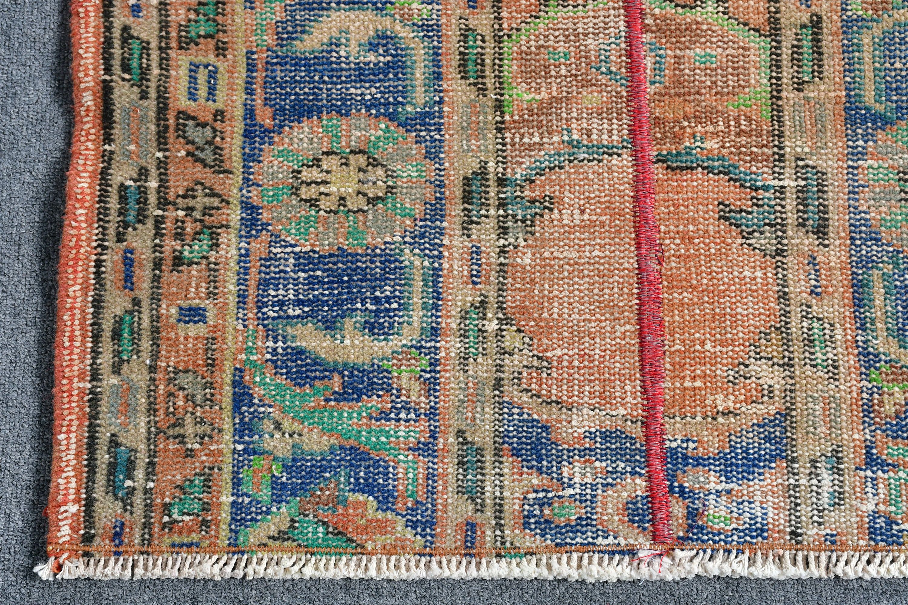 2.2x9.2 ft Runner Halı, Otantik Halı, Vintage Halılar, Koridor Halıları, Fas Halısı, Merdiven Halıları, Kahverengi Anadolu Halısı, Yer Halıları, Türk Halıları