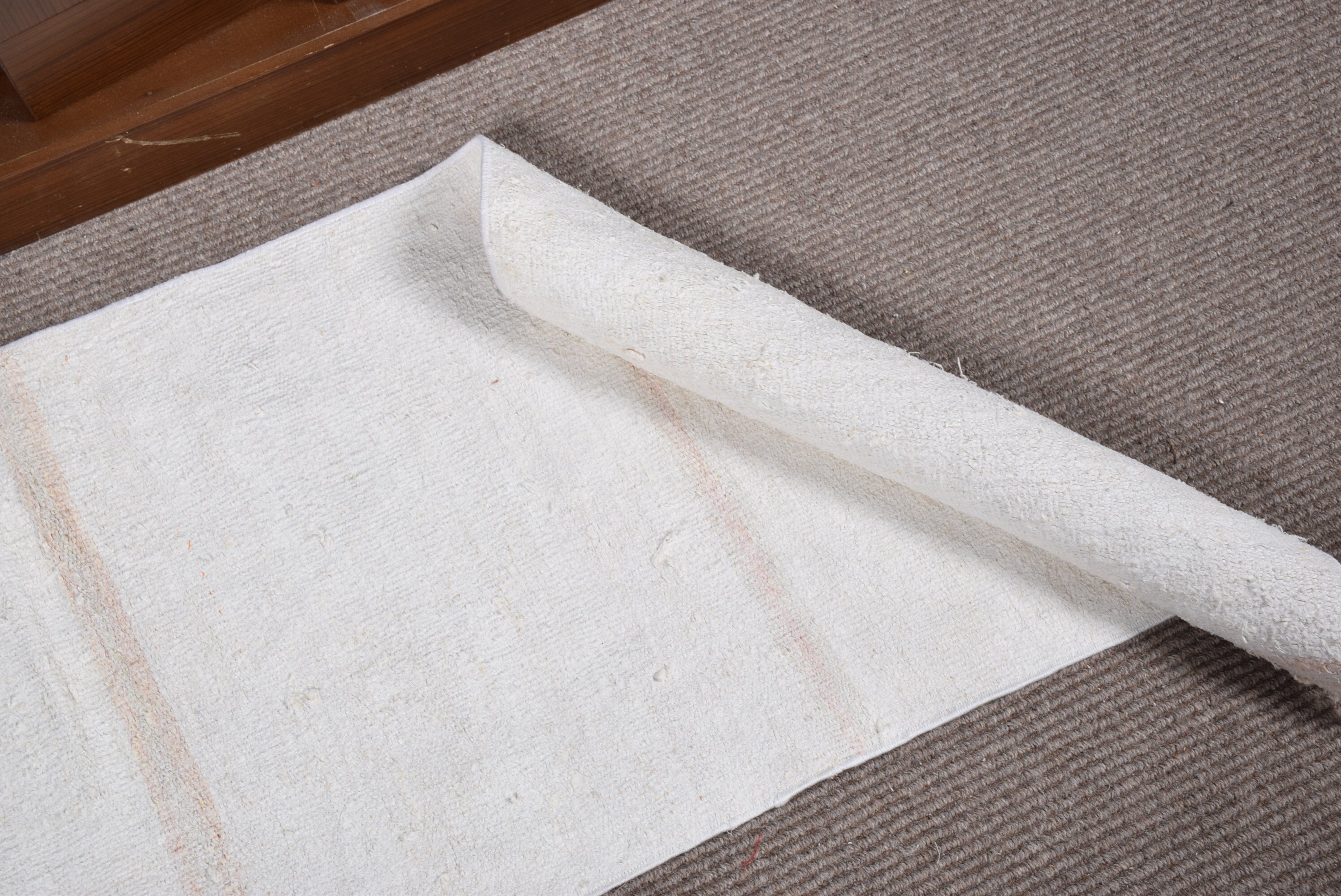 Moroccan Rug, Vintage Rugs, Car Mat Rug, Turkish Rug, Eclectic Rug, Bedroom Rugs, Beige Anatolian Rugs, Kitchen Rugs, 1.7x3.8 ft Small Rug