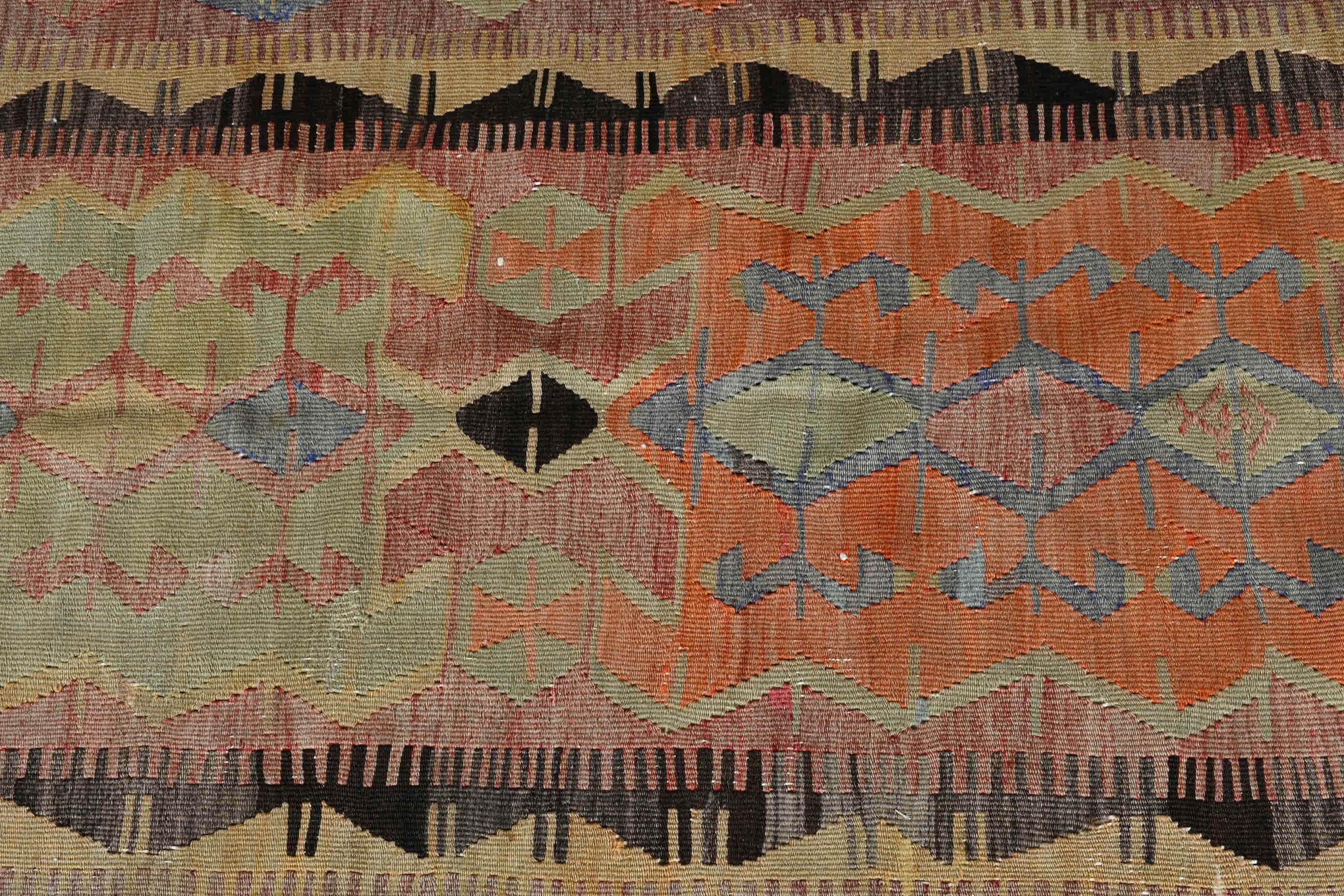 Türk Halısı, Tasarımcı Halısı, Turuncu Mutfak Halısı, Yatak Odası Halıları, 4.4x11.4 ft Runner Halısı, Mutfak Halıları, Kilim, Vintage Halılar, Antika Halı