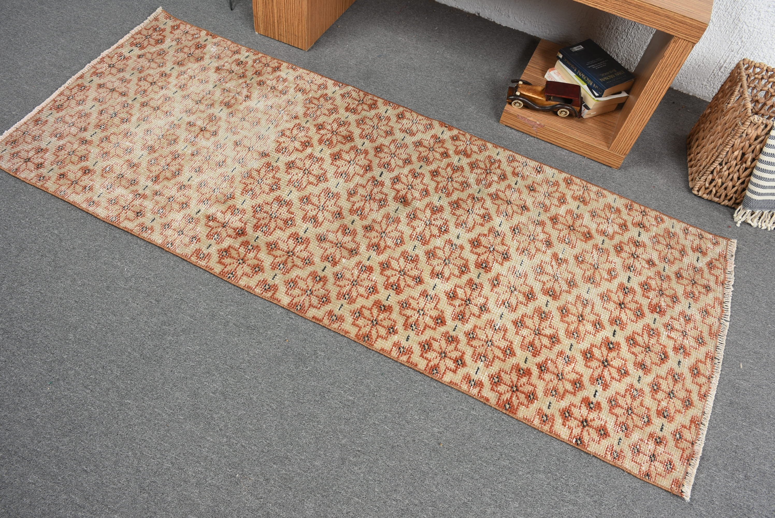 Kitchen Rugs, Nursery Rugs, Rugs for Entry, Beige Floor Rug, Turkish Rugs, Moroccan Rugs, Bright Rug, 2.6x6.2 ft Accent Rugs, Vintage Rug