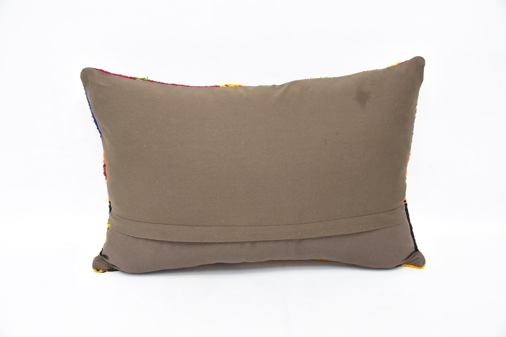 Morroccon Kilim Cushion Pillow Cover, Home Decor Pillow, Vintage Pillow, 16"x24" Blue Pillow Sham, Antique Pillows, Cozy Throw Pillow